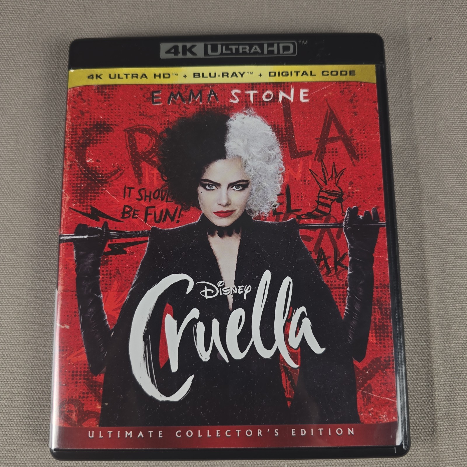 Cruella (Ultra HD, 2021) 4K + Blu-Ray