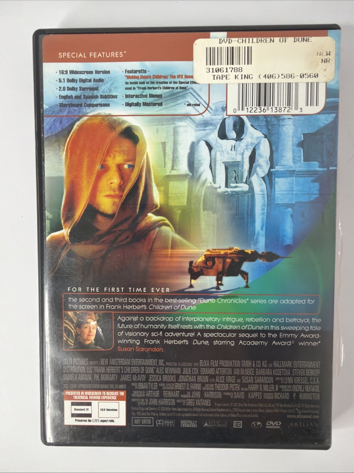 Frank Herbert’s Children of Dune DVD 2-Disc Mini Series Miniseries Set – Clean