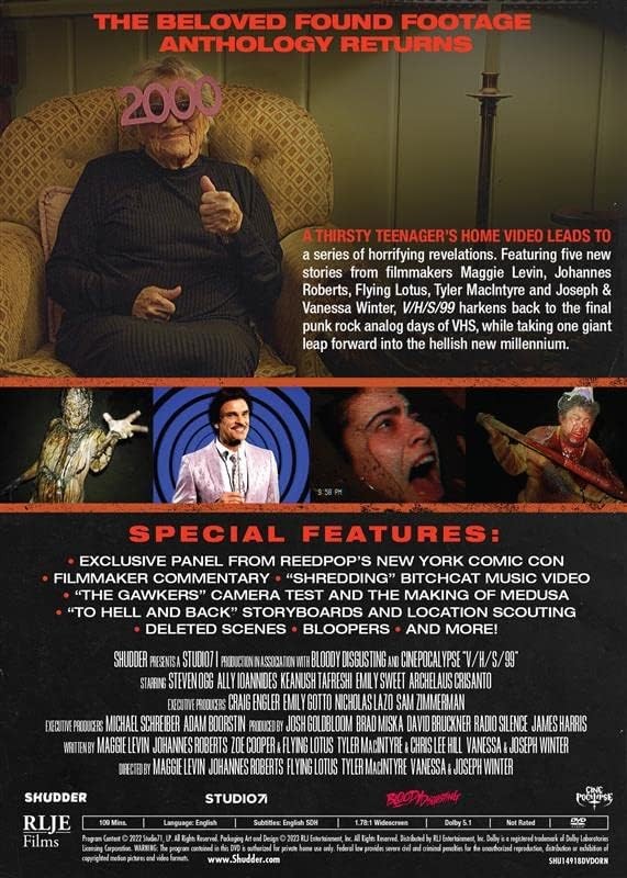 V/H/S 99 (DVD) Kim Abunuwara Kyle Bales Verona Blue Flying Lotus (UK IMPORT)