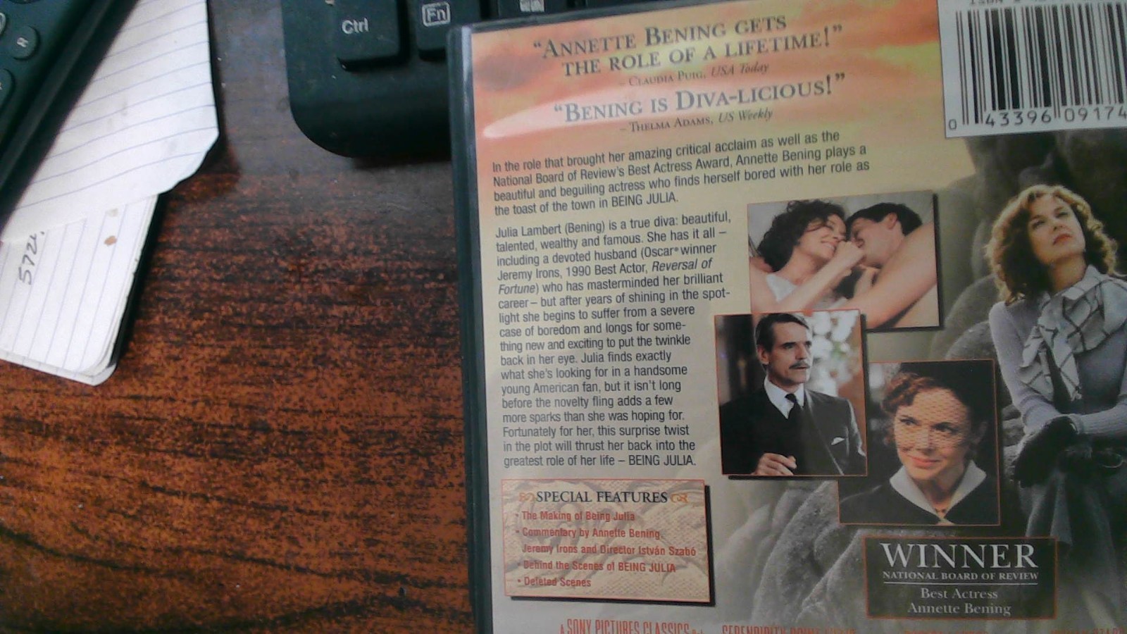 Being Julia (DVD, 2004)