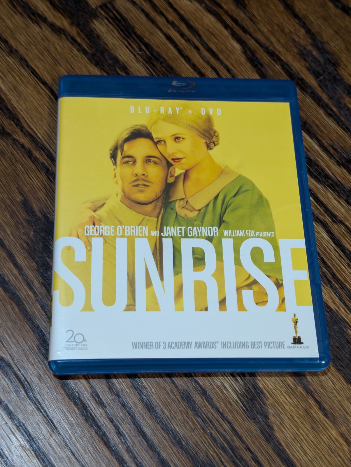 Sunrise 1927 BLU RAY / DVD George O’Brien Janet Gaynor Fox oop