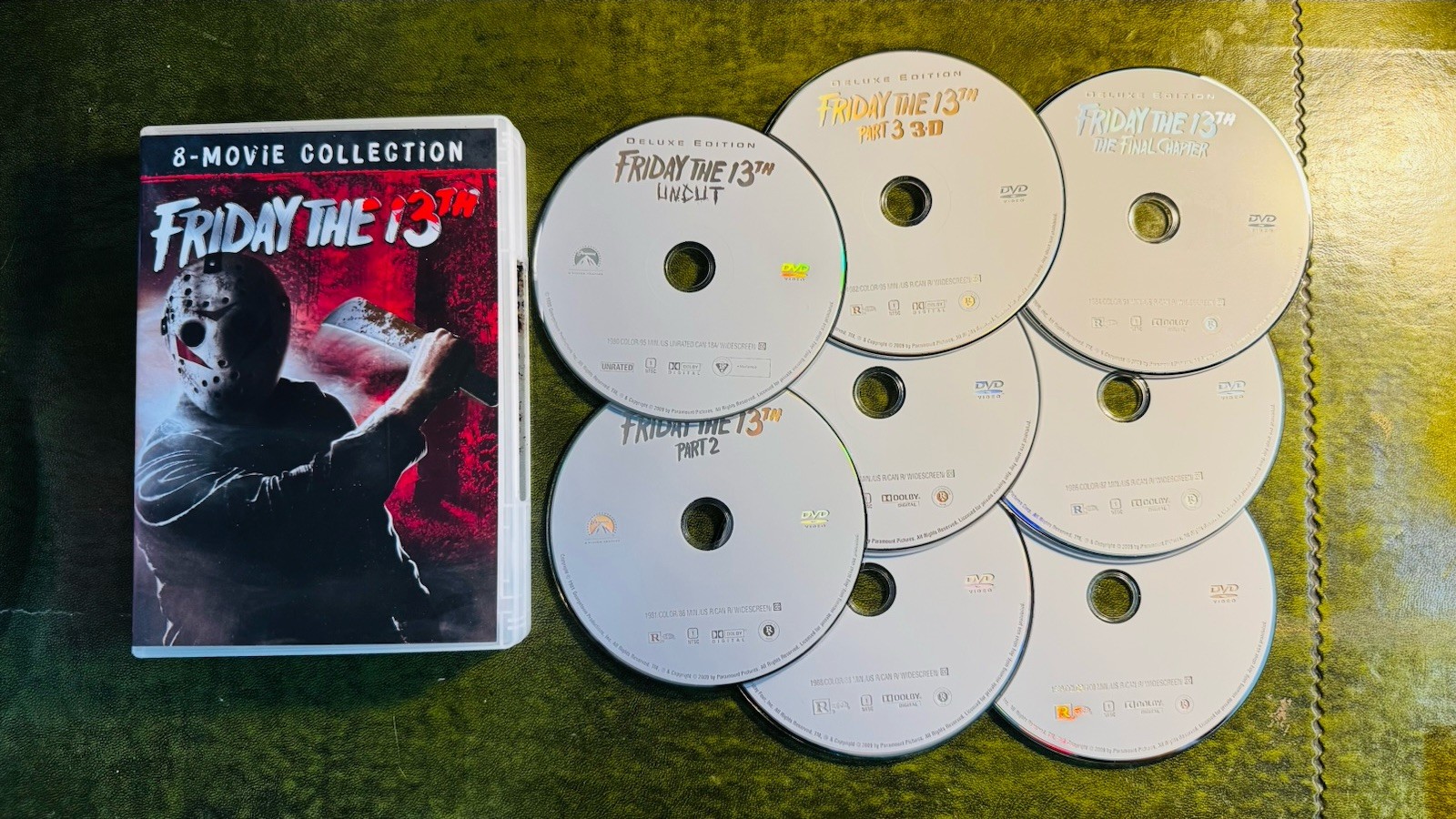 Friday The 13th The Ultimate Collection Complete 8-Discs Tested