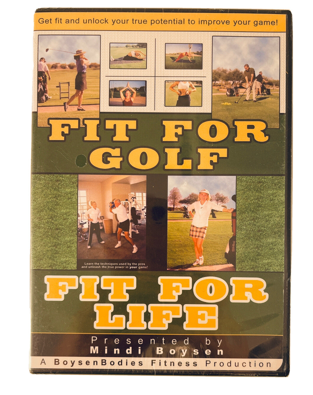 Fit For Golf Fit For Life – Mindi Boysen (DVD) New And Sealed