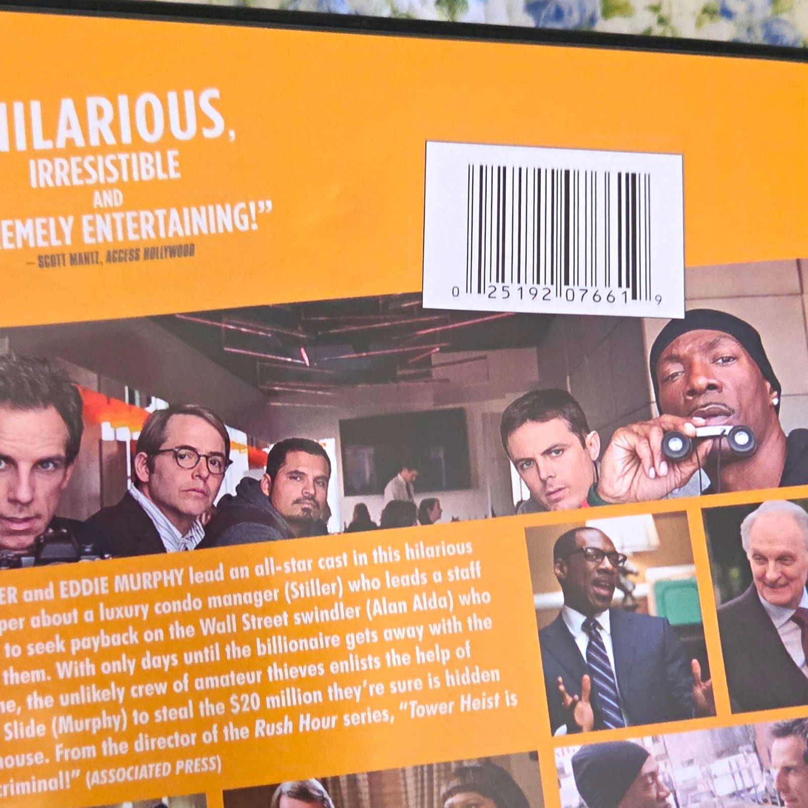 Tower Heist (DVD) Eddie Murphy Ben Stiller Alan Alda Director Brett Ratner