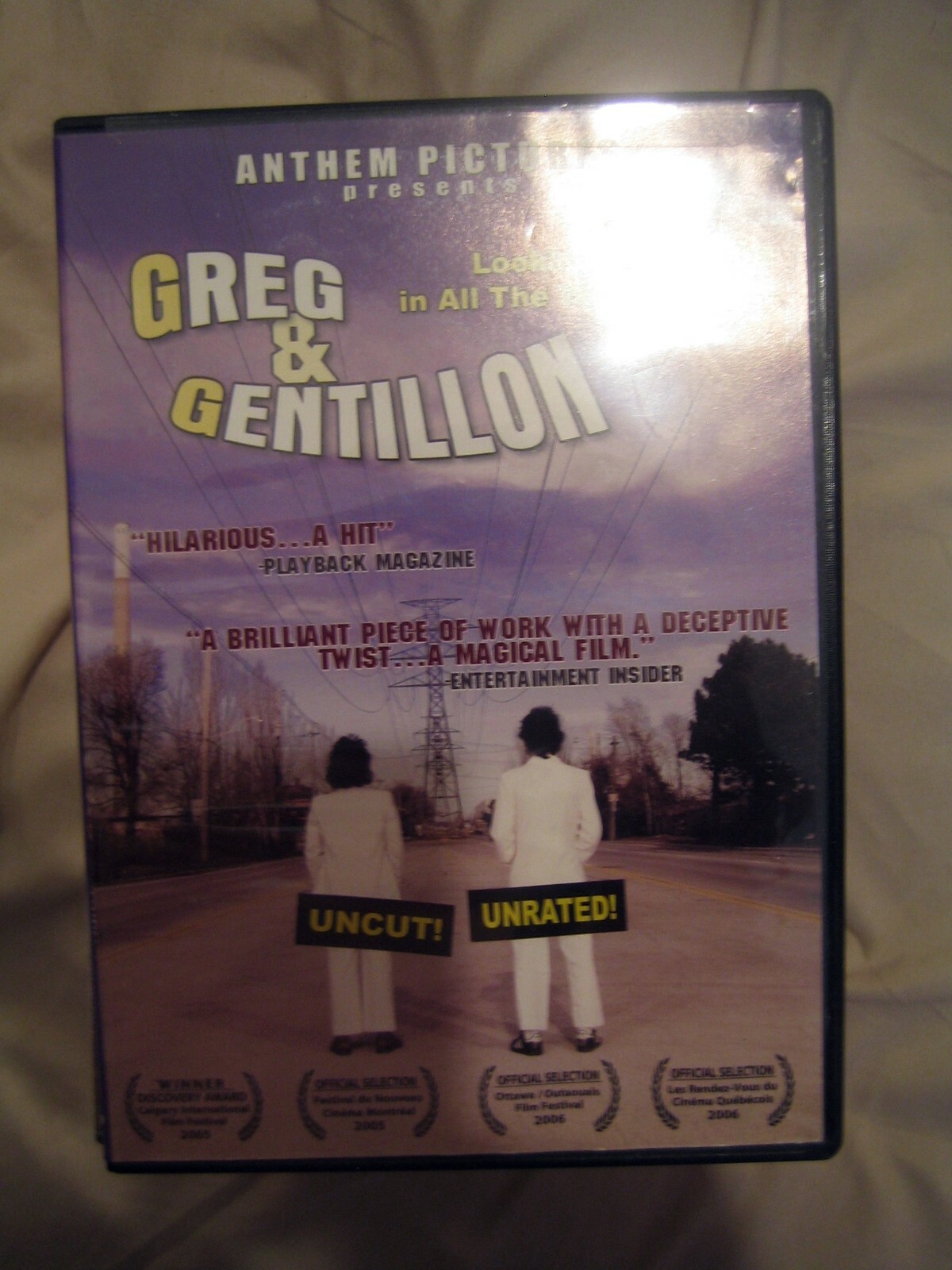 GREG & GENTILLON RATED-N-R 2007 DVD MOVIE 85 MINS LONG UNCUT UNRATED