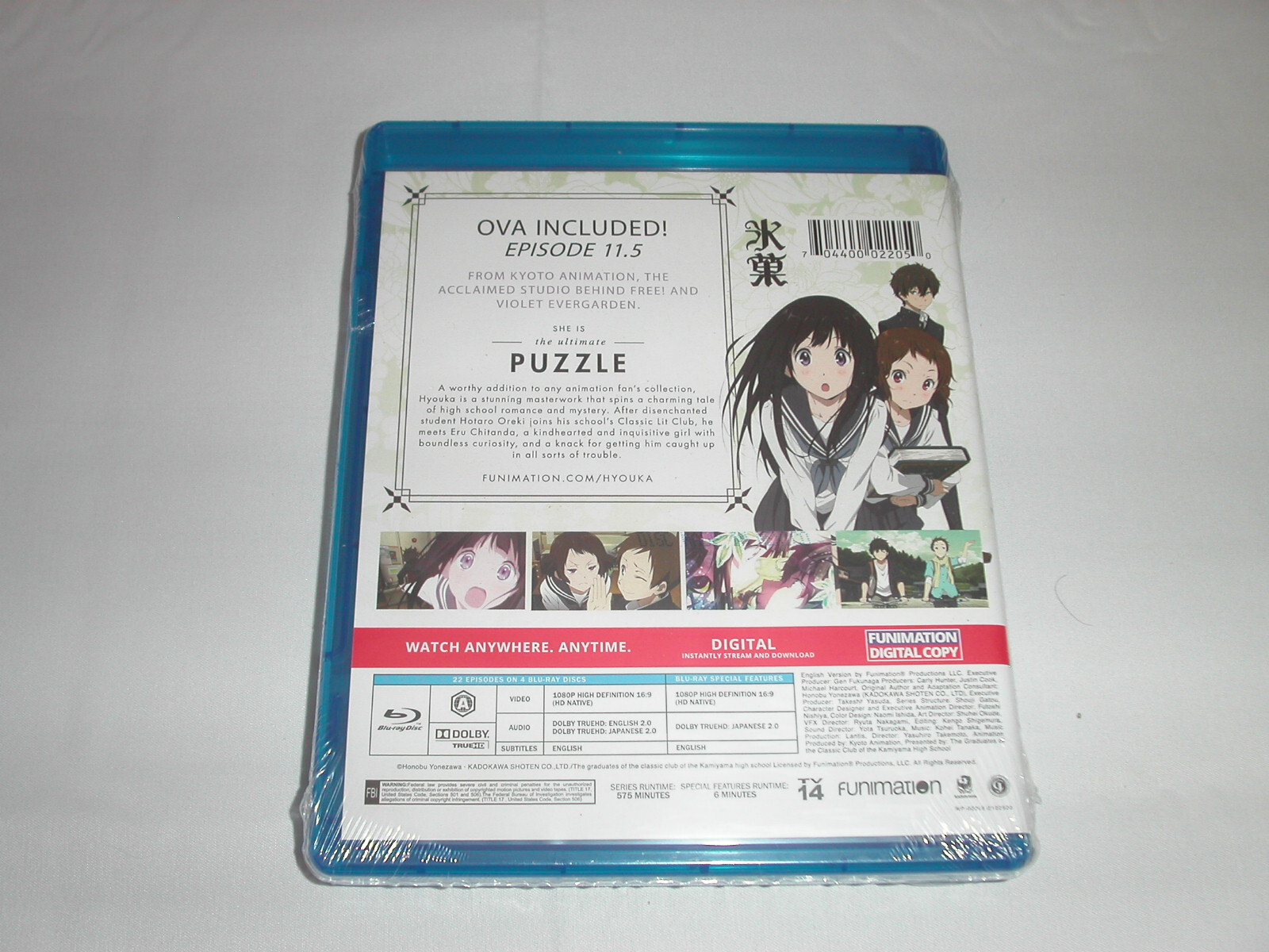 Hyouka: The Complete Series [Blu-ray] – Factory Sealed