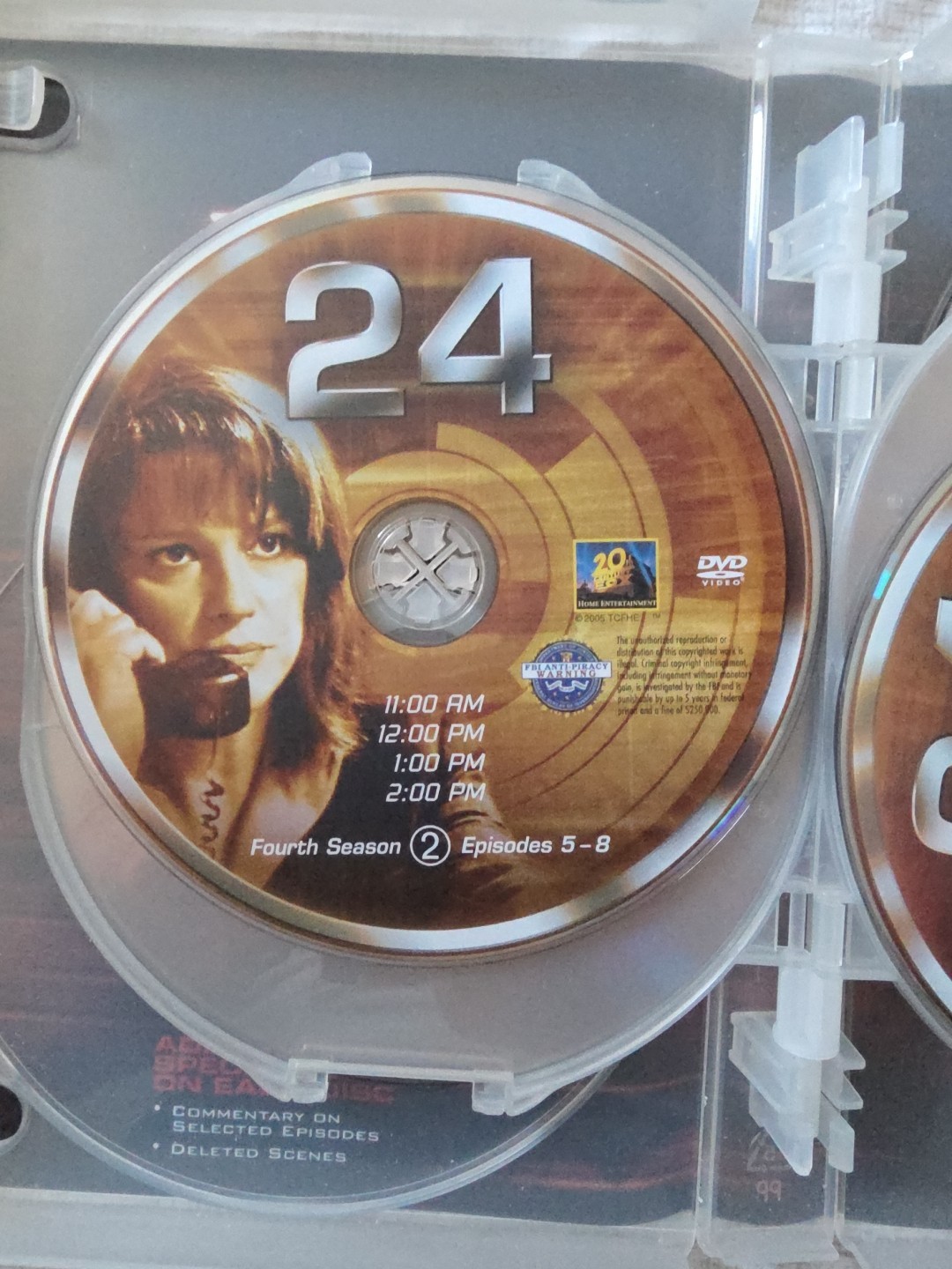 24 (2001 TV Series) DVD Jack Bauer Kiefer Sutherland Complete Fourth 4 Season