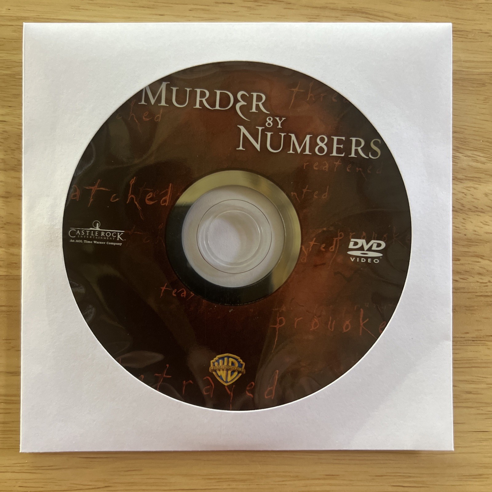 Murder by Numbers (DVD, 2002, Full Frame)