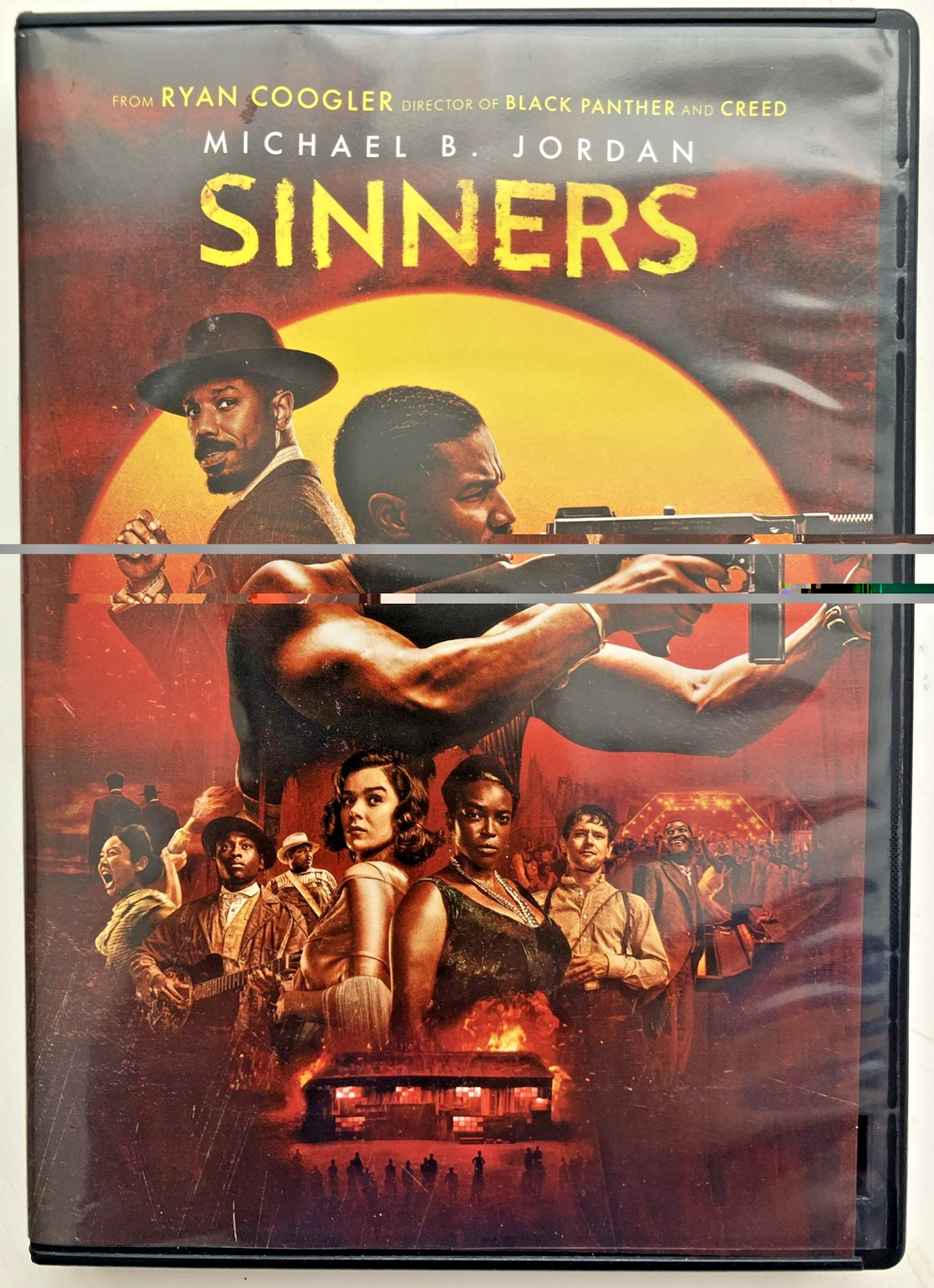 Sinners (DVD, 2025) – Very Good Condition – Michael B. Jordan, w/ Case & Artwork