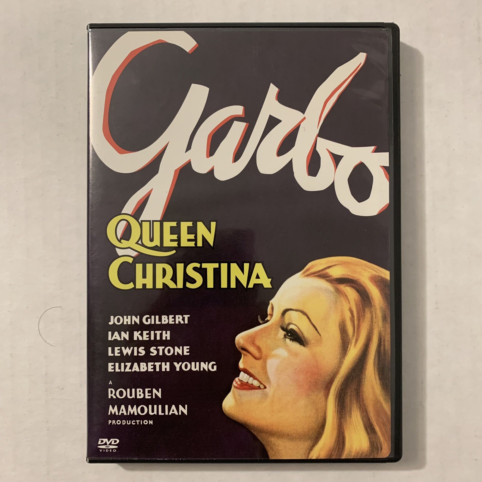 Queen Christina DVD Greta Garbo John Gilbert Ian Keith Lewis Stone Free Shipping