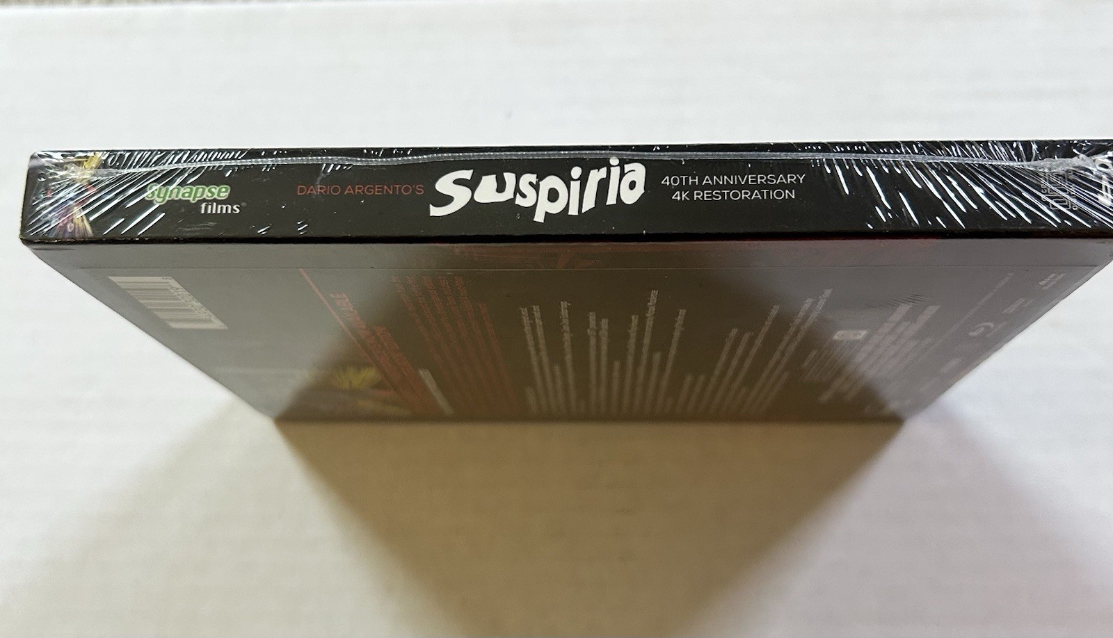Suspiria 1977 RARE OOP Synapse Steelbook 2 x Blu Ray + CD NEW SEALED w/Slipcover