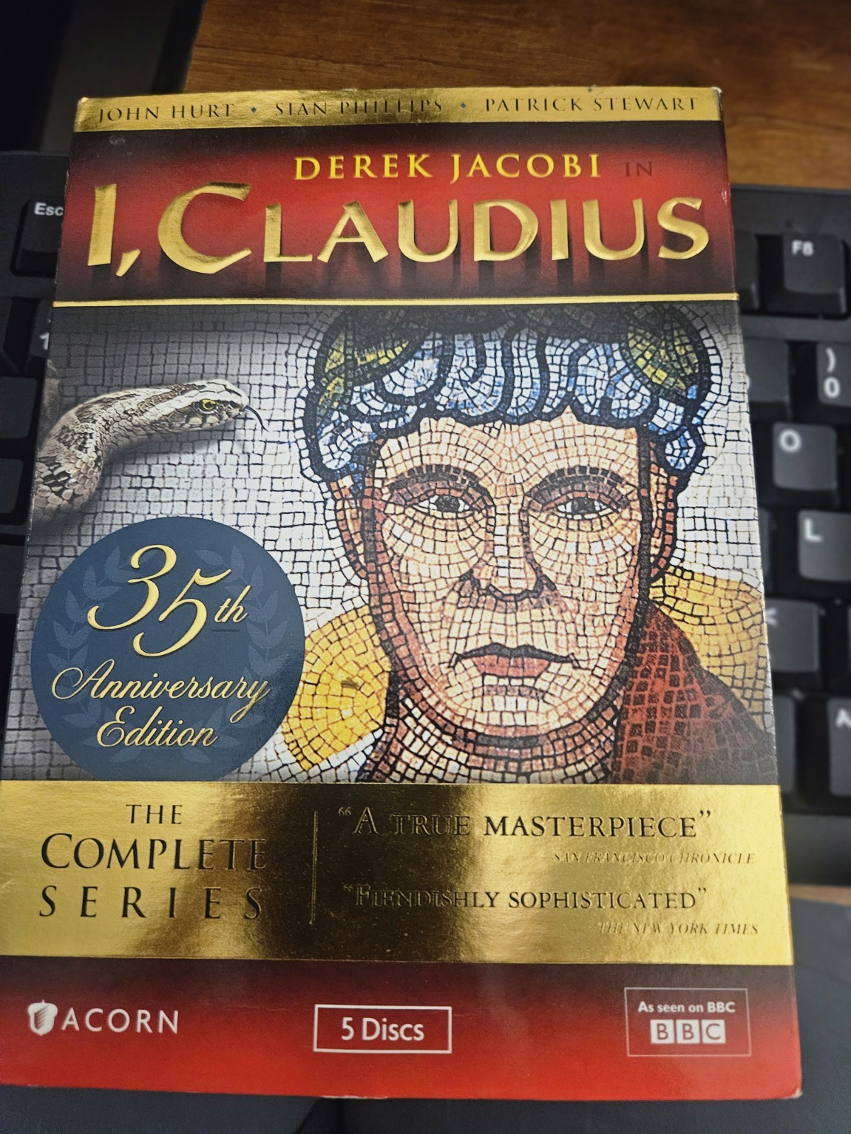 I, Claudius (1976) DVD 2011 5-Disc Set Derek Jacobi John Hurt BBC – New Sealed