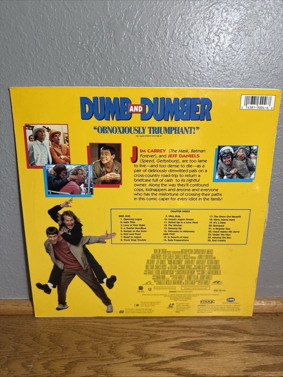 Dumb & Dumber (1994) LaserDisc Jim Carrey Jeff Daniels Peter Farrelly Comedy