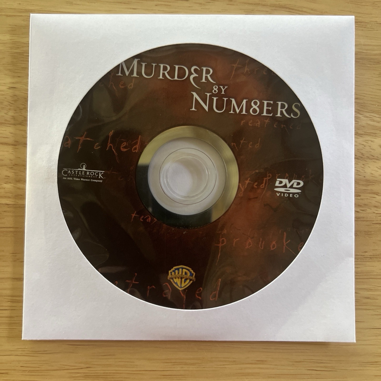 Murder by Numbers (DVD, 2002, Full Frame)