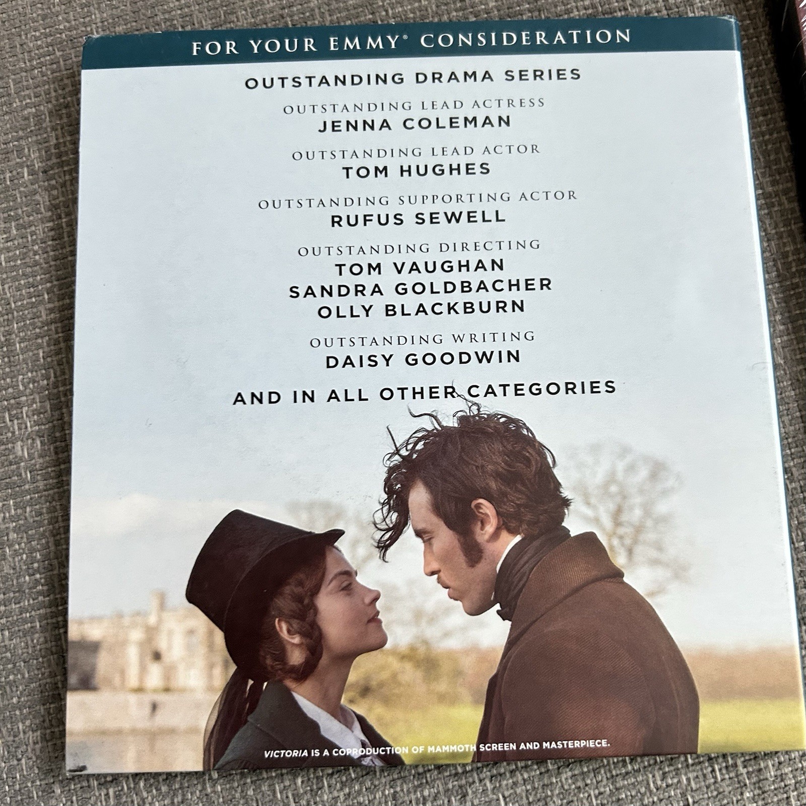 VICTORIA: SEASON ONE (2016) & TWO DVD Screenes- Biography Drama History FYC