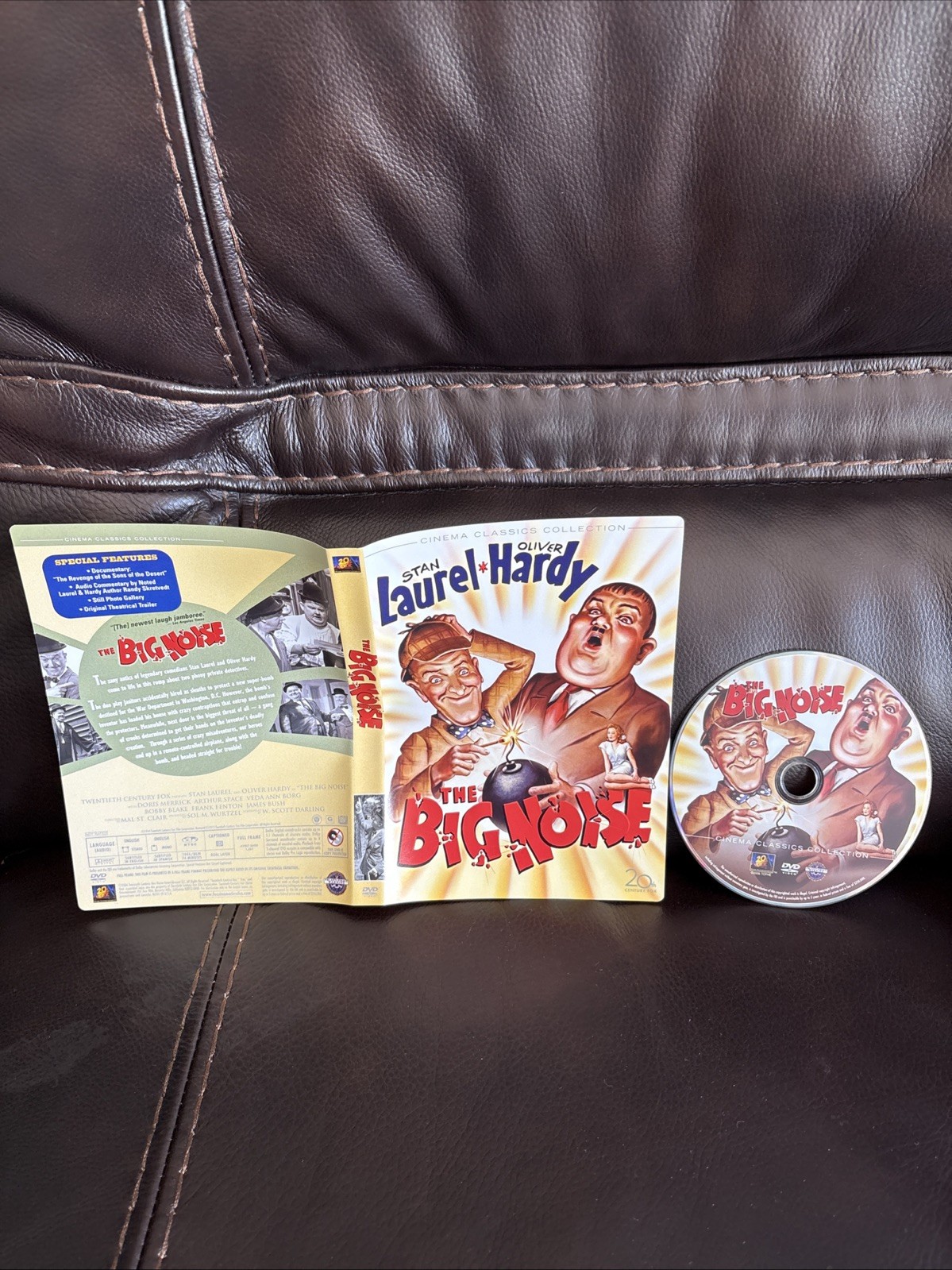 The Big Noise (DVD, 1944) Laurel and Hardy, No Case, Disc + Art Only