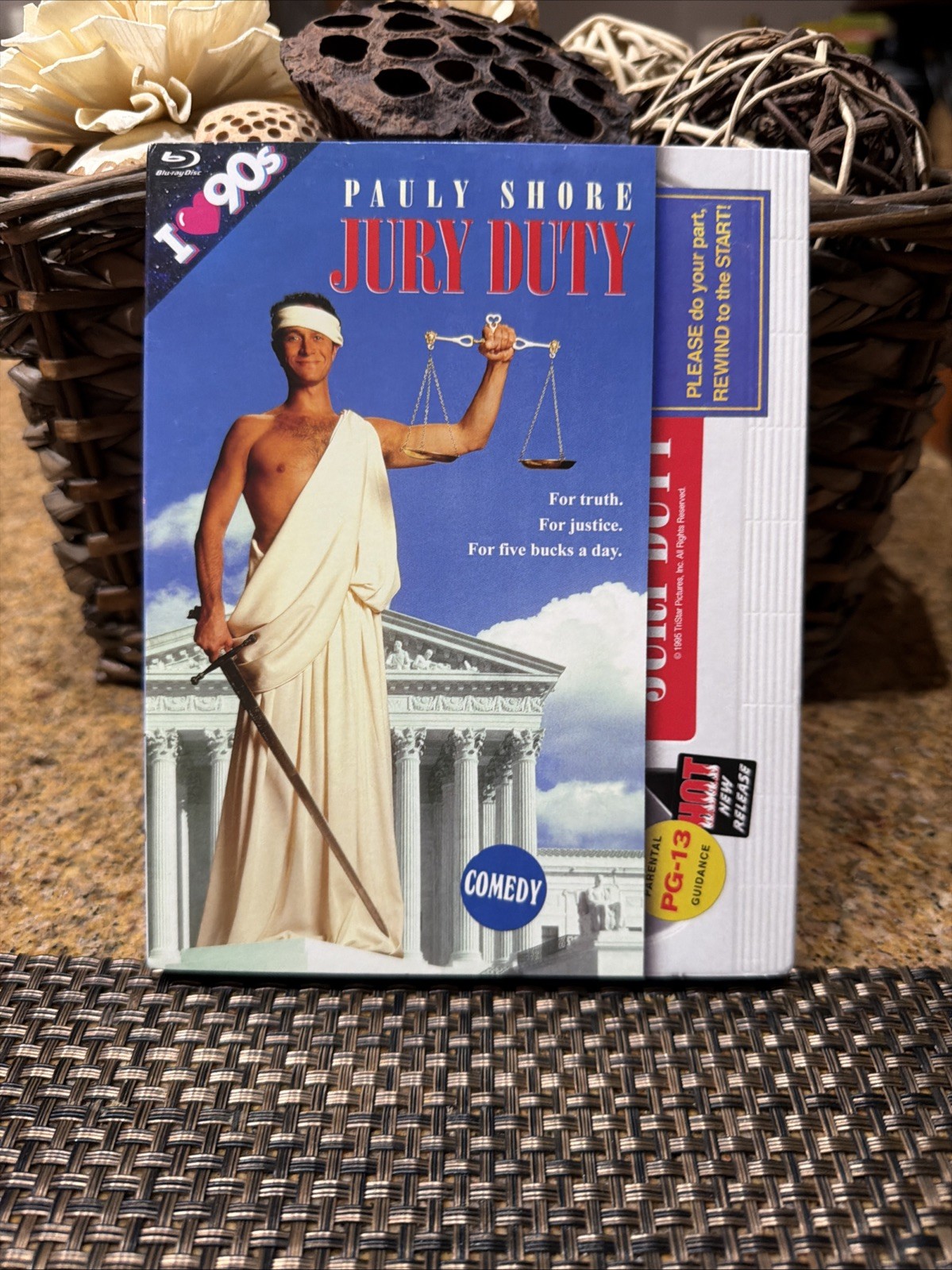Jury Duty (Retro Vhs Packaging) (Blu-ray, 1995) With Slipcover