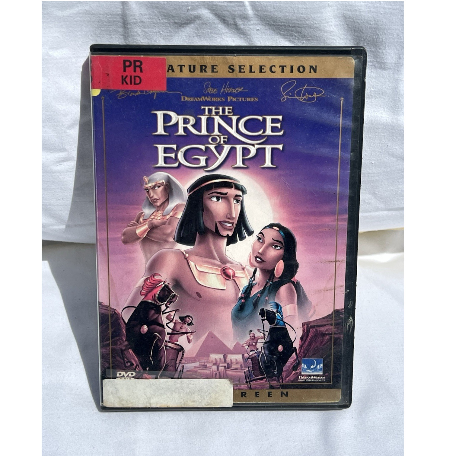 DreamWorks The Prince of Egypt DVD Widescreen Commentary Production Notes Bios