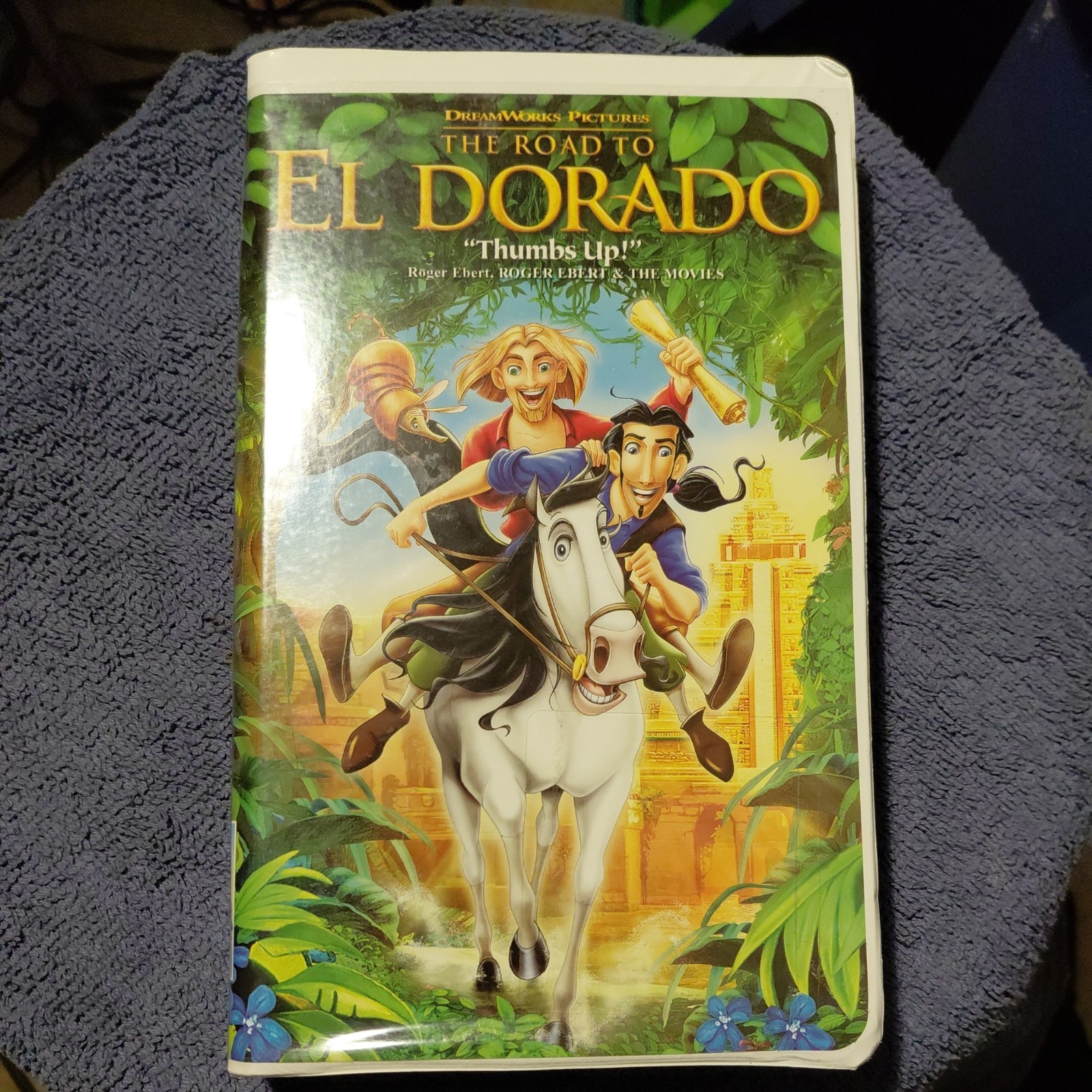 The Road to El Dorado VHS 2000 DreamWorks Video Tape VTG Clamshell