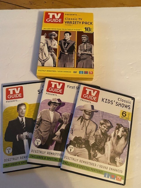 TV GUIDE PRESENTS CLASSIC TV VARIETY VOL 1 (DVD, 3 Disc Set DIGITAL REMASTER)