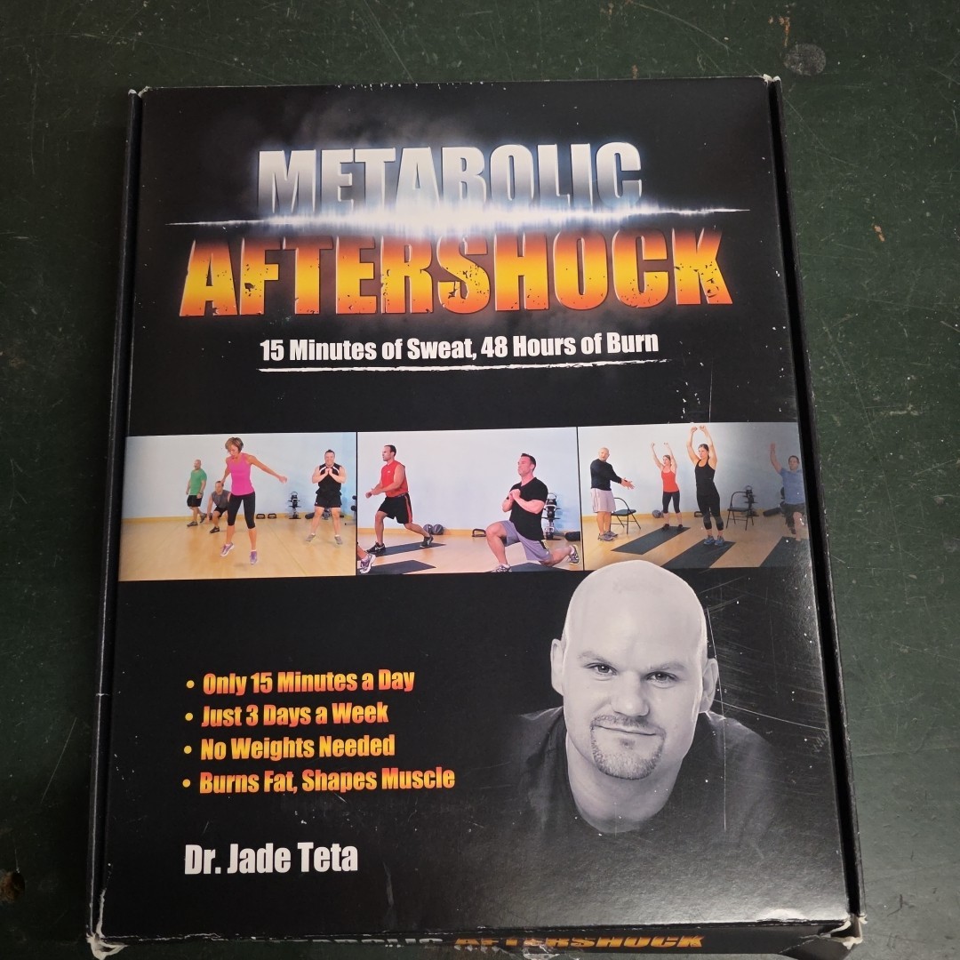 Metabolic Aftershock: 15 Minutes of Sweat 48 Hours of Burn DVD Set Dr. Jade Teta