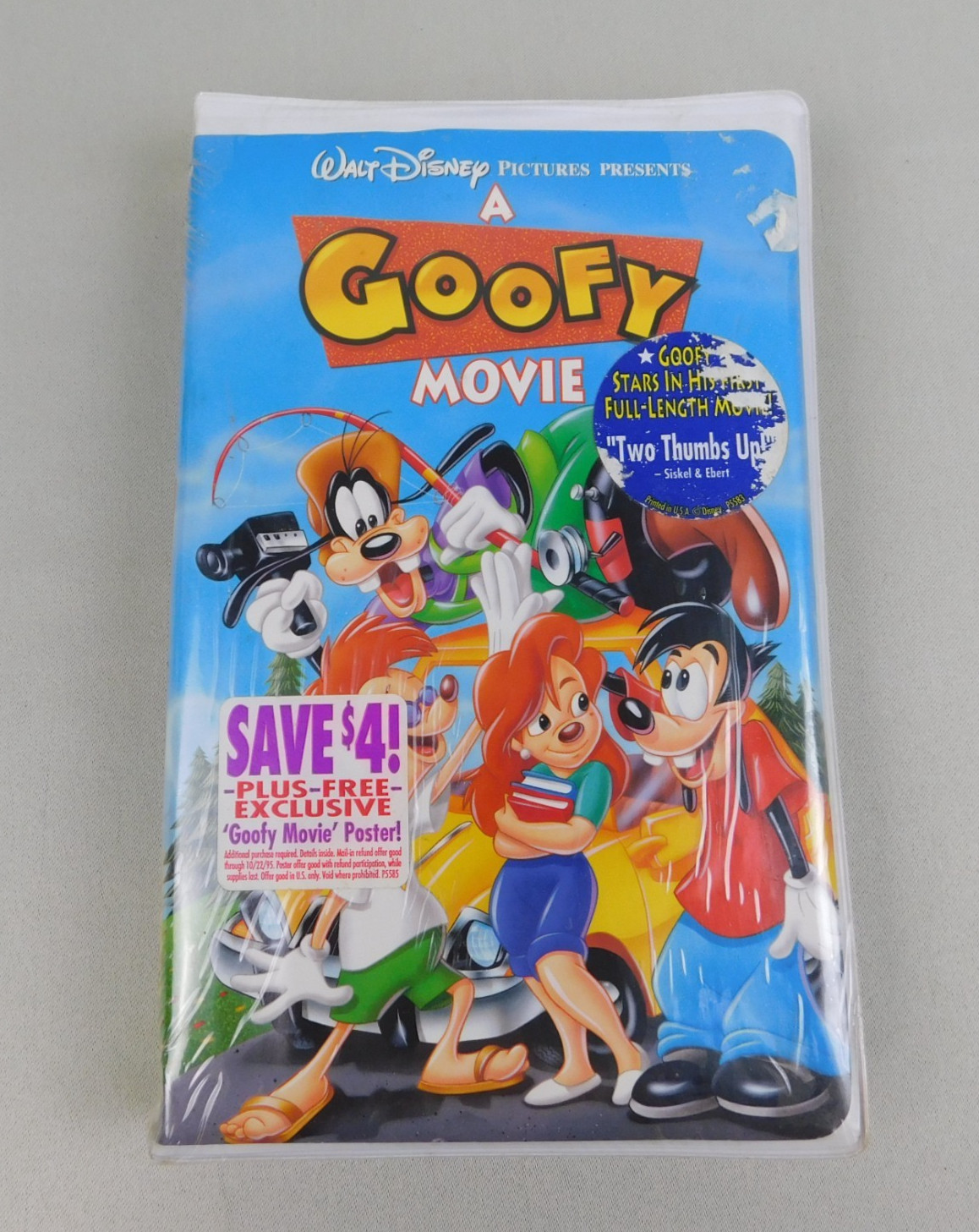 Vintage Walt Disney A Goofy Movie 1995 VHS Clamshell NEW Sealed