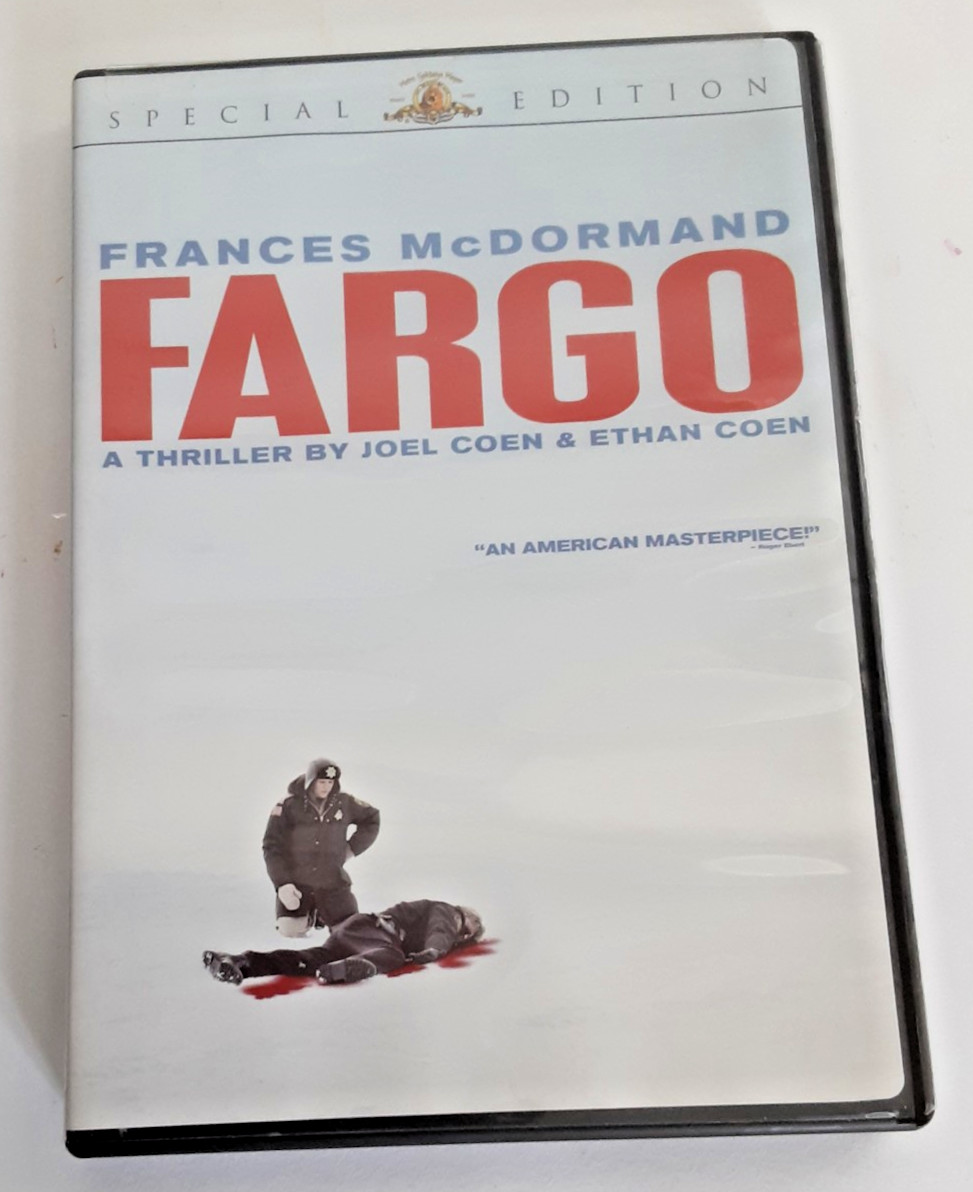 Fargo (1 used DVD w/ case) 1996 Thriller Coen Brothers. Comedy Crime Murder
