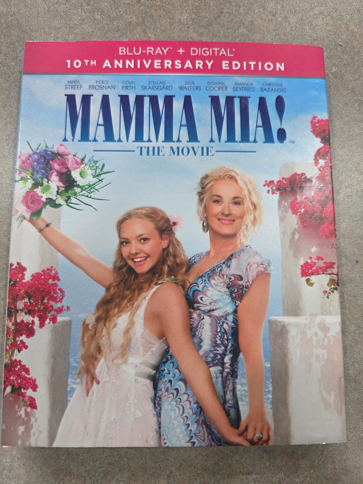 Mamma Mia! 10th Anniversary Edition Blu Ray + digital Movie