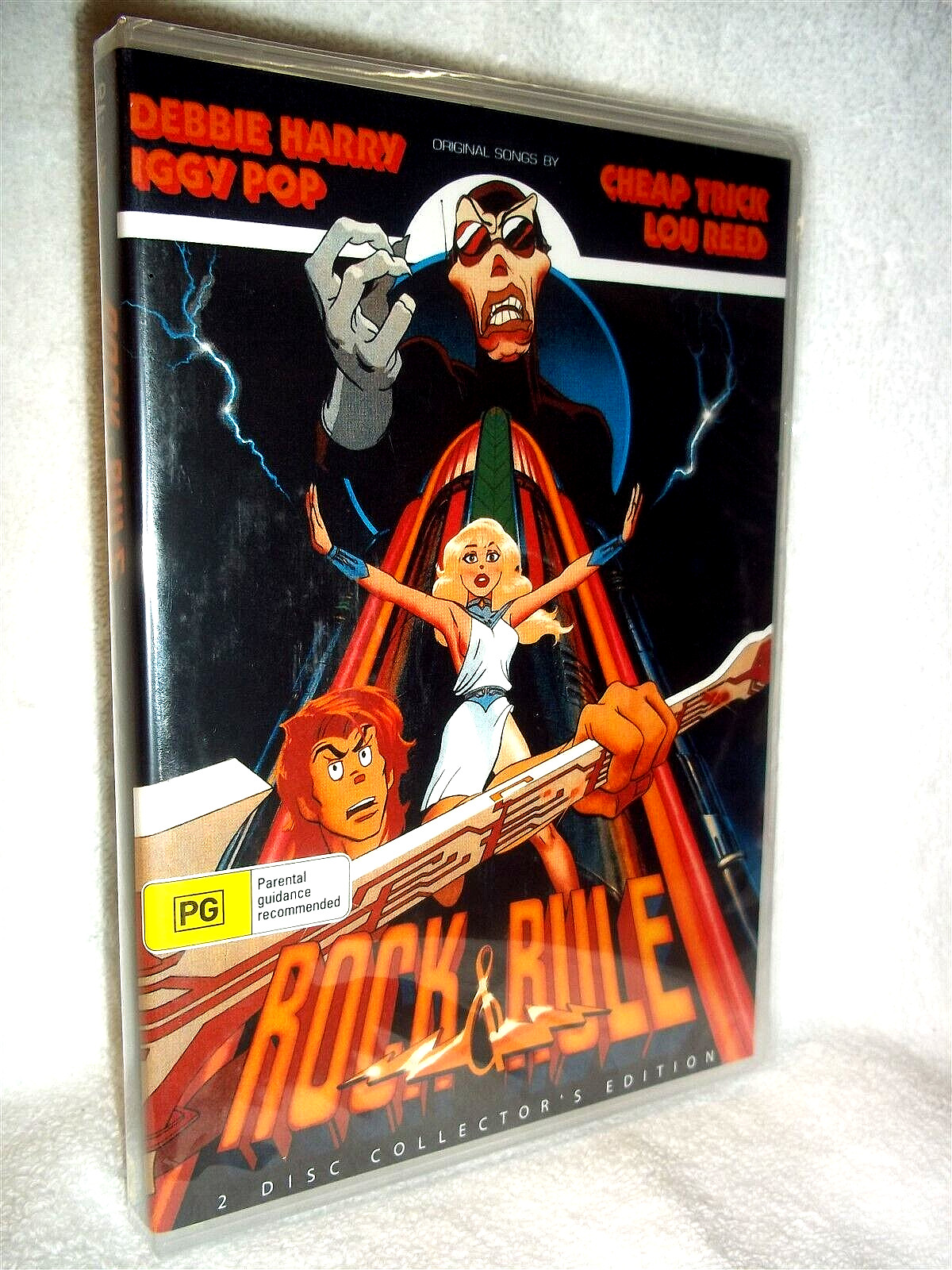Rock & Rule (DVD, 2024, 2-Disc) post-apocalyptic animated fantasy music Iggy Pop