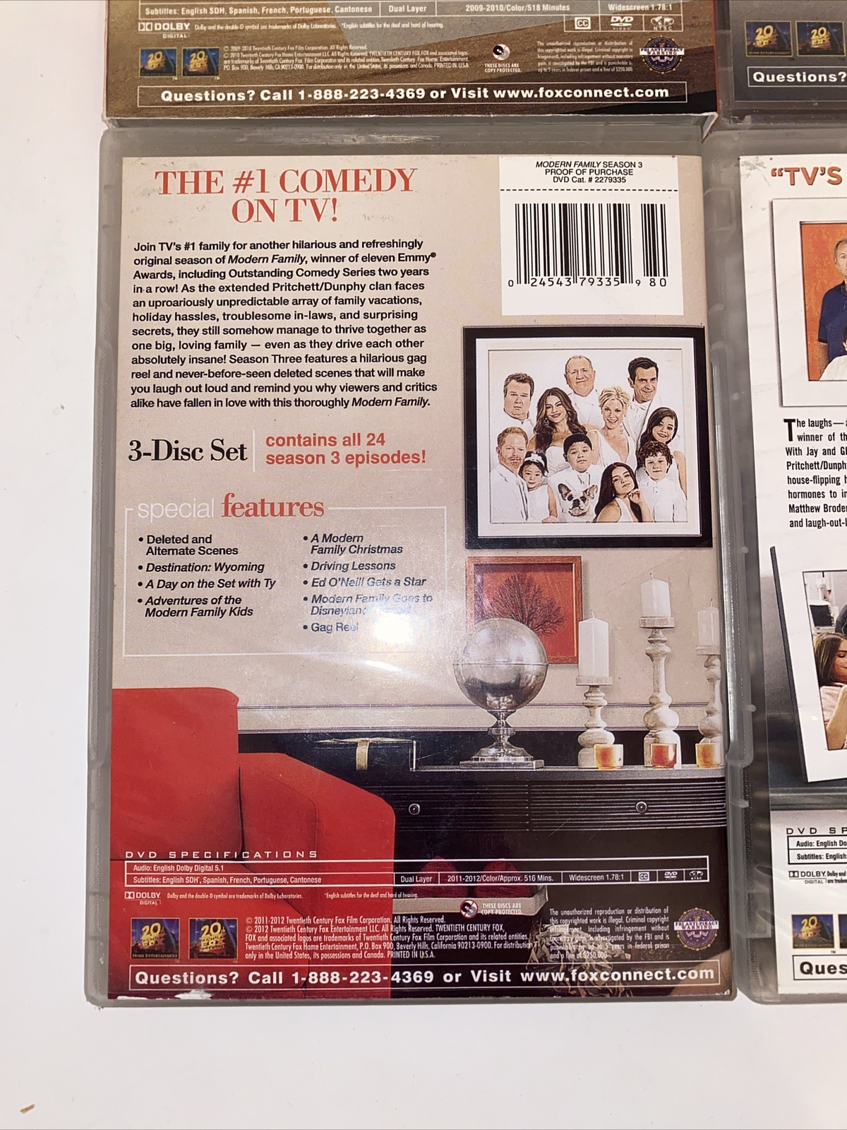 Modern Family DVD Lot Complete Season 1 2 3 4 Comedy TV Show Ed O’Neill Vergara