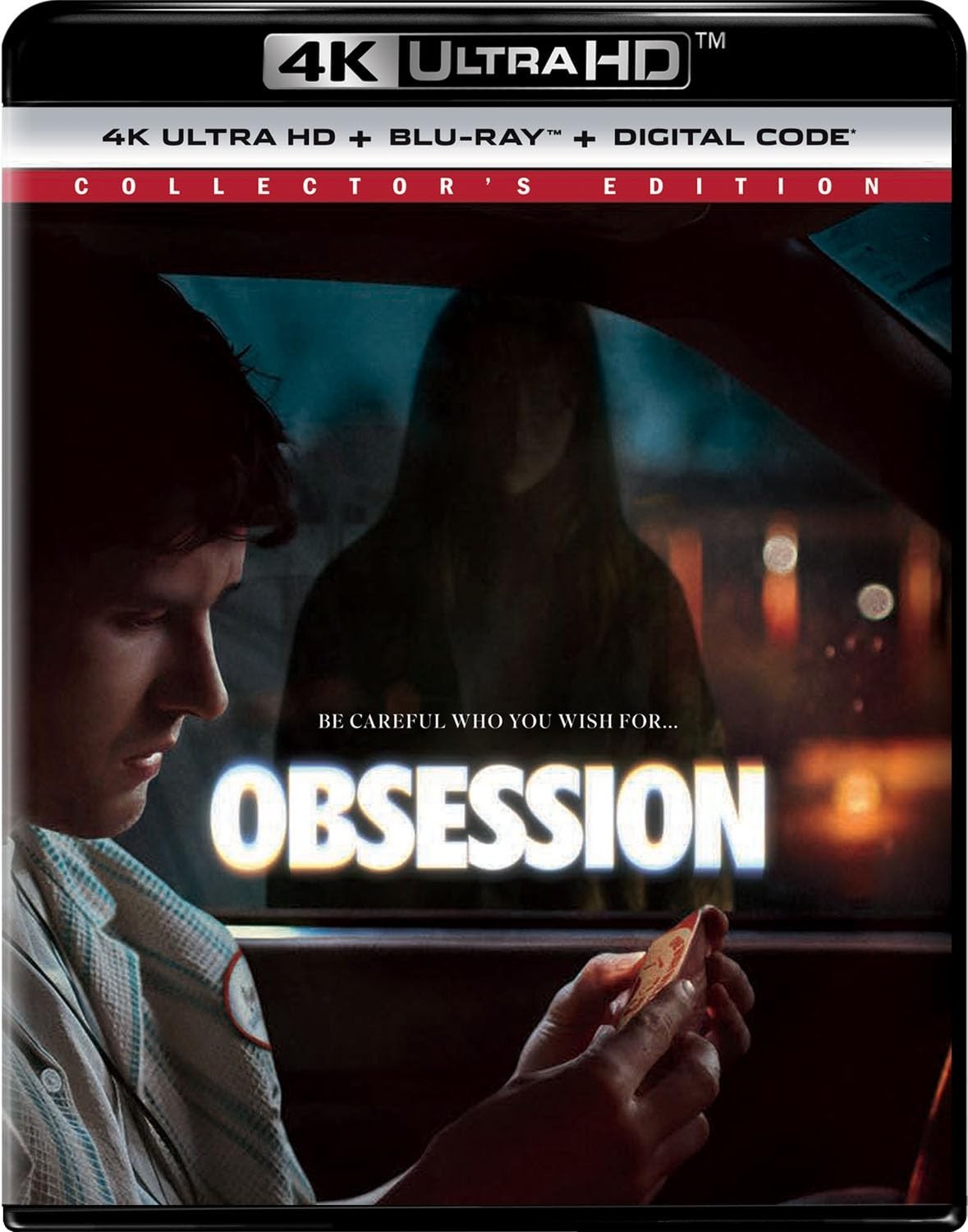 OBSESSION 4K ULTRA HD + BLU-RAY COLLECTOR’S EDITION NEW! SEALED! WITH SLIPCOVER!