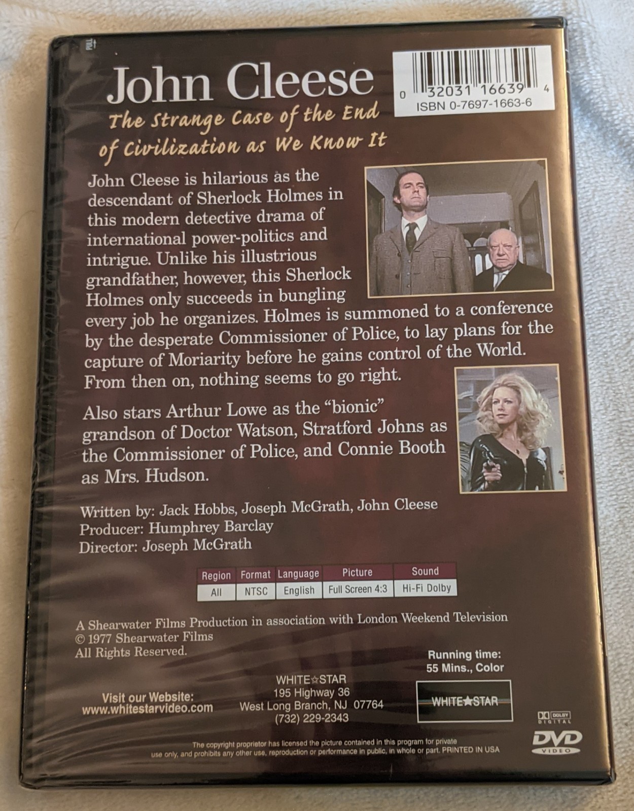 NEW DVD = Strange Case of the End of Civilization As We Know It = John Cleese