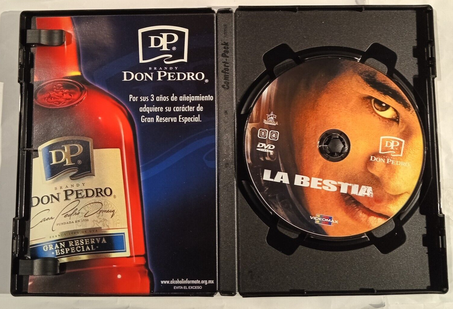 LA BESTIA, MOVIE BY MORGAN FREEMAN, 2007 MEXICAN DVD, ACTION