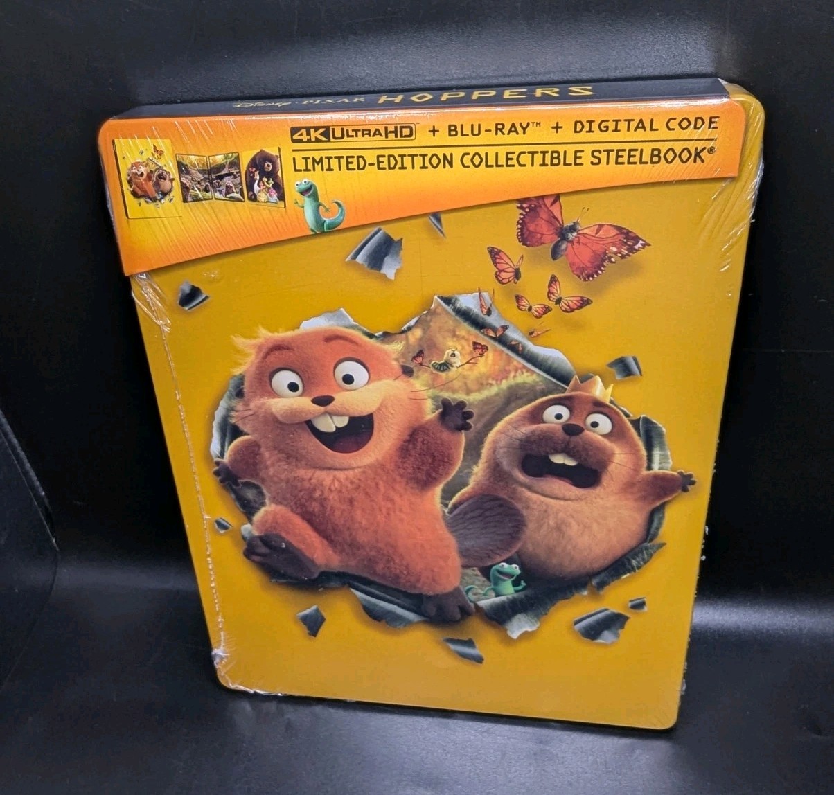 Hoppers Steelbook 4k UHD & BLU-RAY SET W/ DIGITAL CODE BRAND NEW Disney Pixar