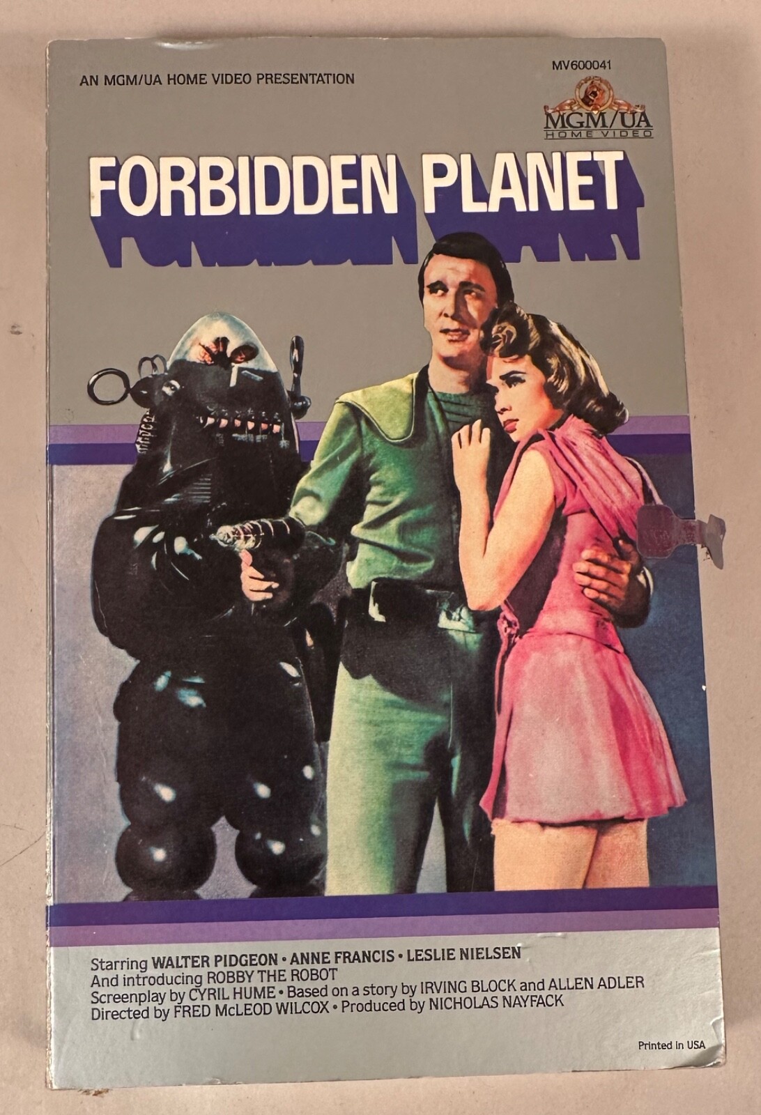 Forbidden Planet VHS Movie, MGM/UA 1983