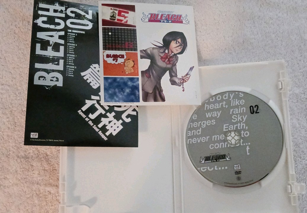 Shonen Jump Bleach 02 and Inu Yasha shattered memories-(2) DVD’s VG Anime