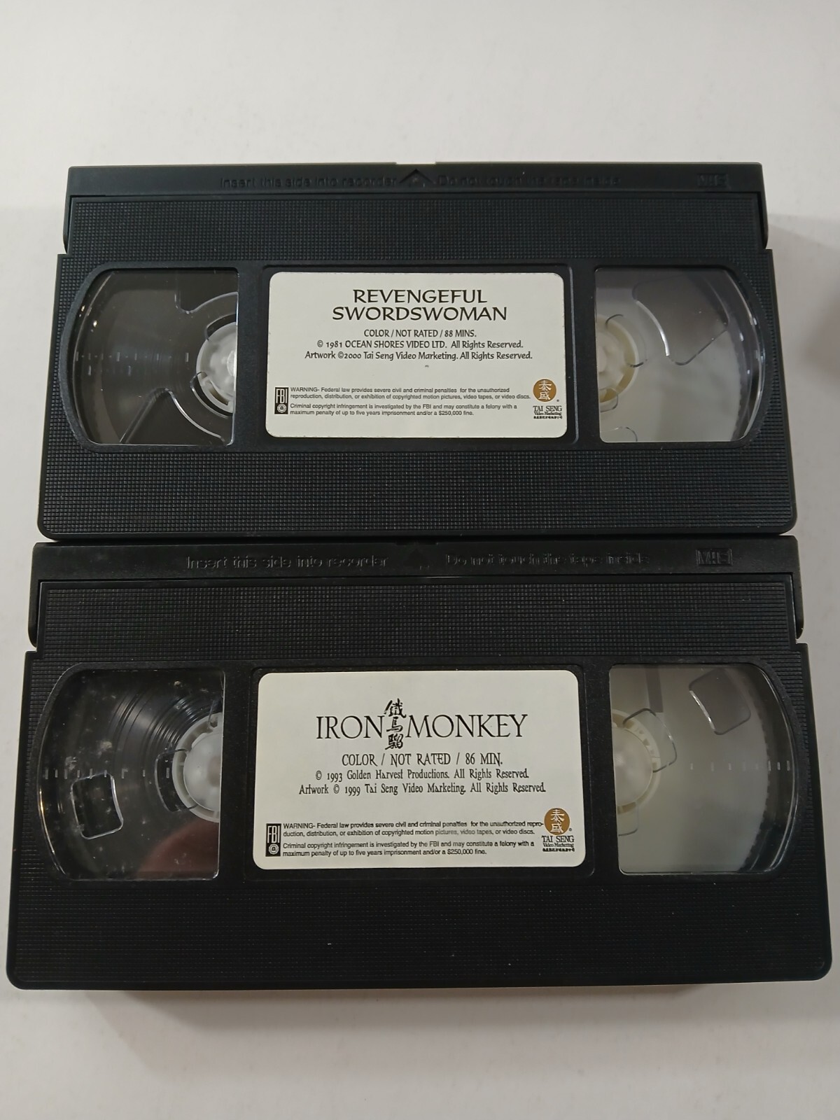 Martial Arts Theater VHS Lot Of 5 – Kung Fu Videos Tai Seng