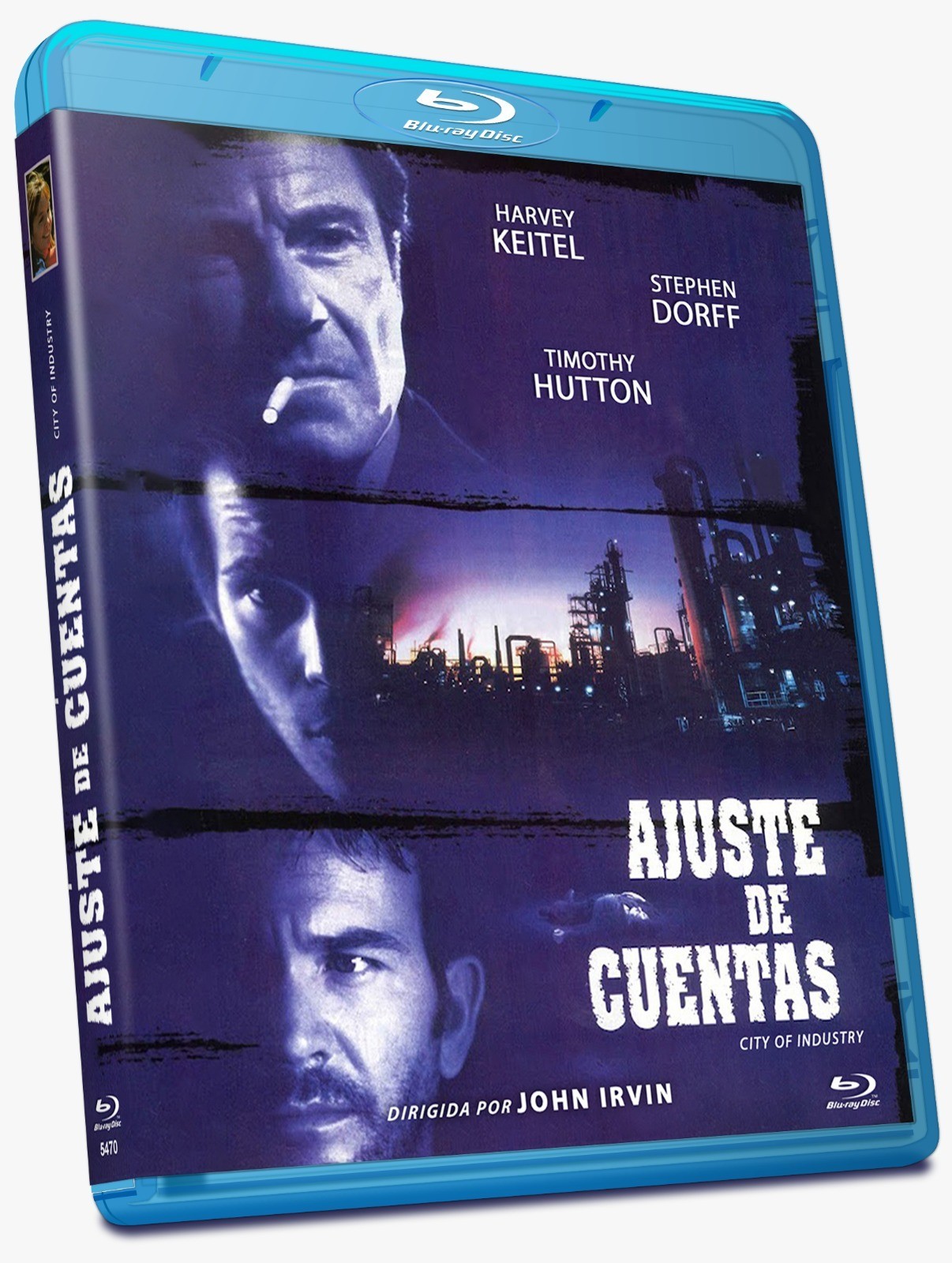 CITY OF INDUSTRY (1997) Harvey Keitel Blu-Ray NEW (Spanish Package/EnglishAudio)
