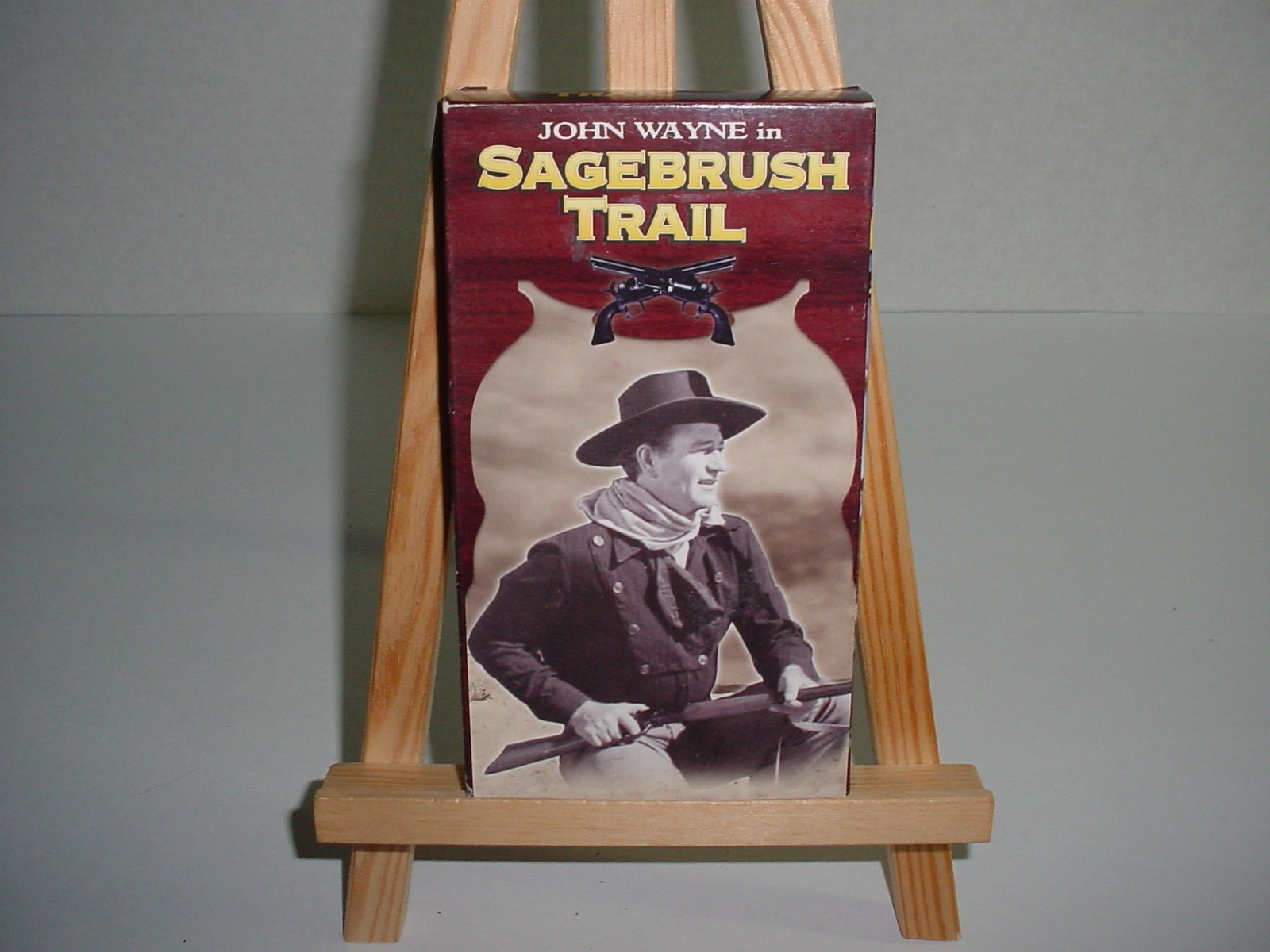 John Wayne in Sagebrush Trail VHS 1997 Black And White