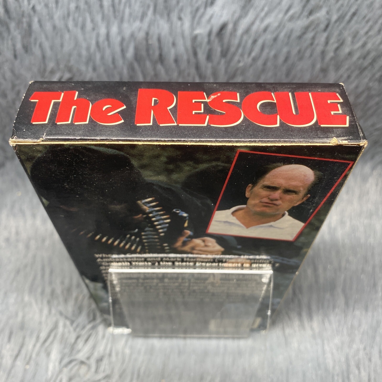 The Rescue VHS Tape 1991 Mark Harmon Robert Duvall Gary Busey Thriller Rare