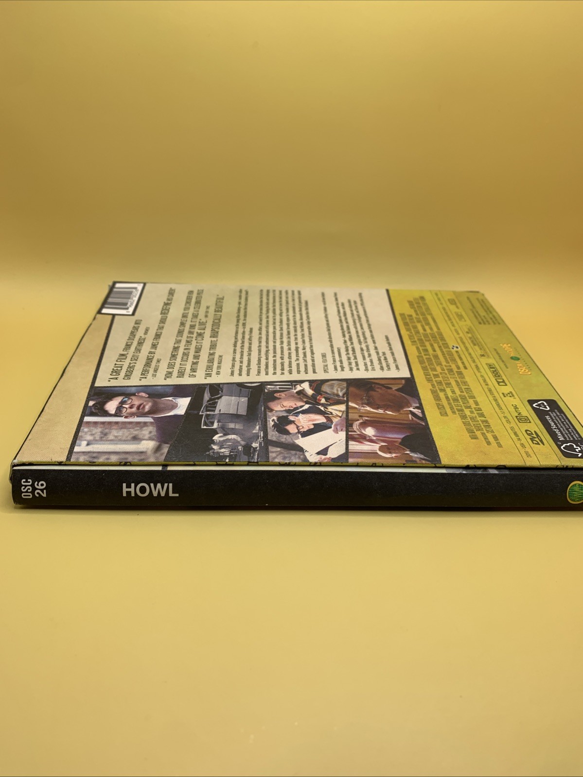 Howl (DVD, 2010) W/ Slipcover