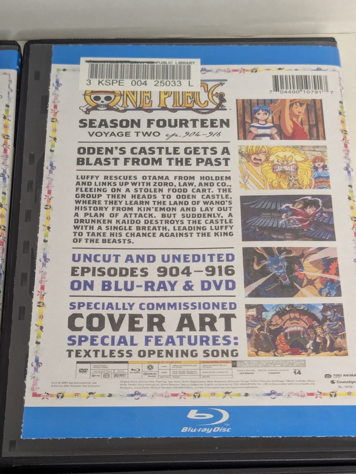 Shonen Jump One Piece Season 14 Voyages 1-4 Blu-ray Jpn/Eng Audio.