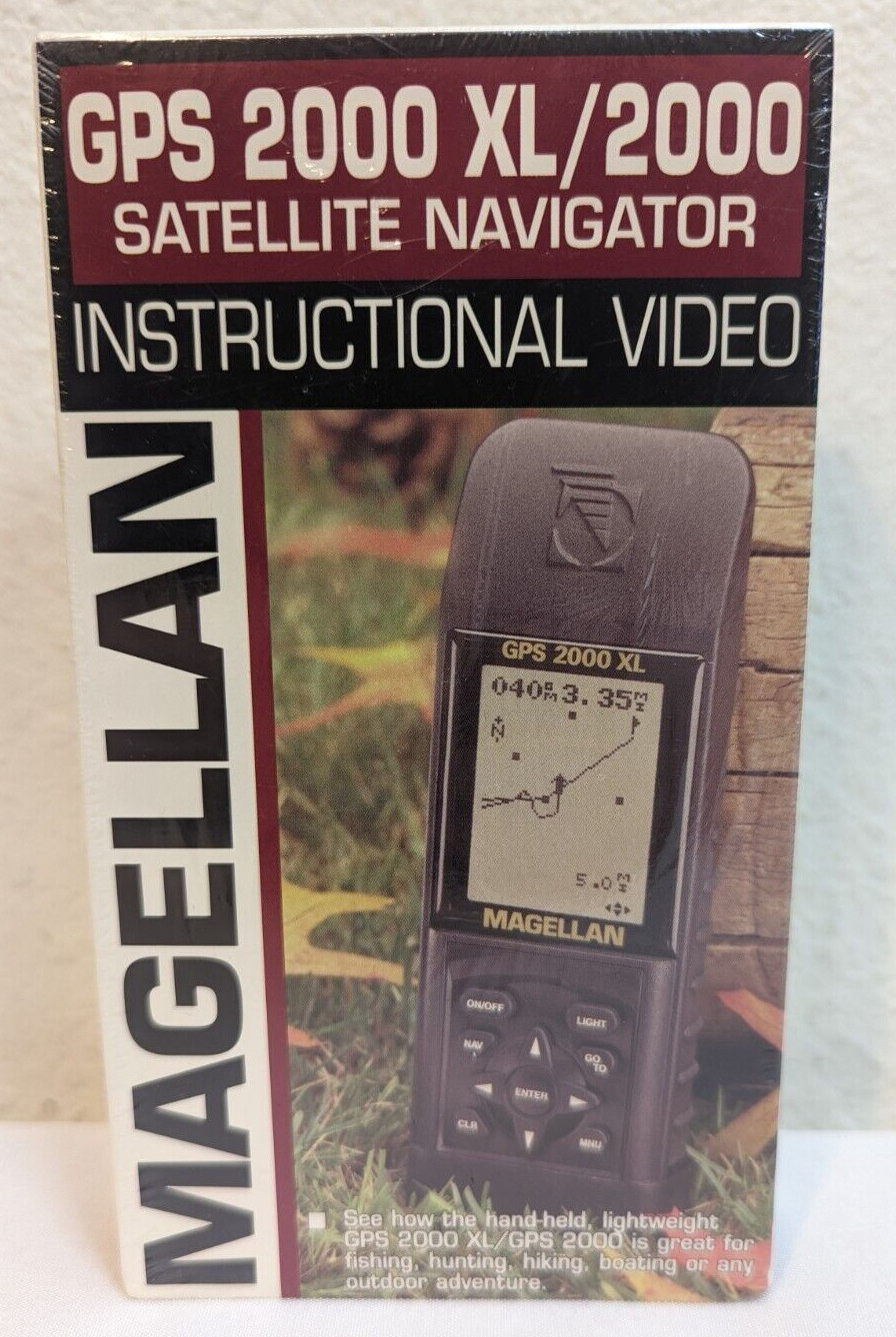 Magellan GPS 2000/2000XL VHS Instructional Video (Sealed)