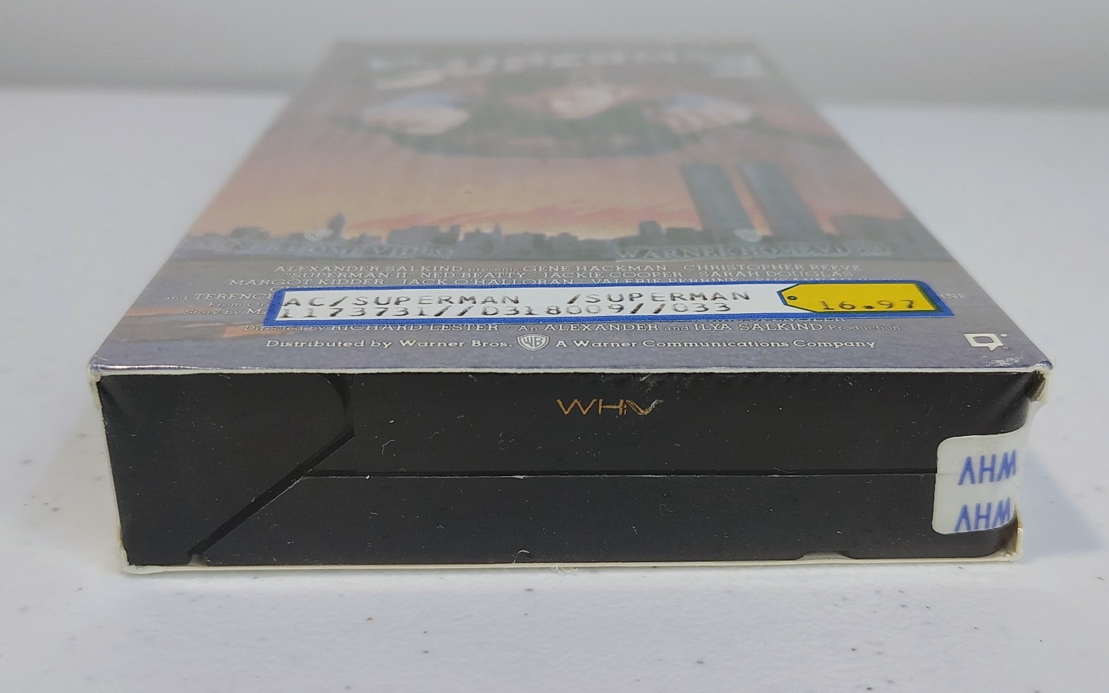 New Sealed Superman II The Movie 1987 VHS Warner Home Video Watermark