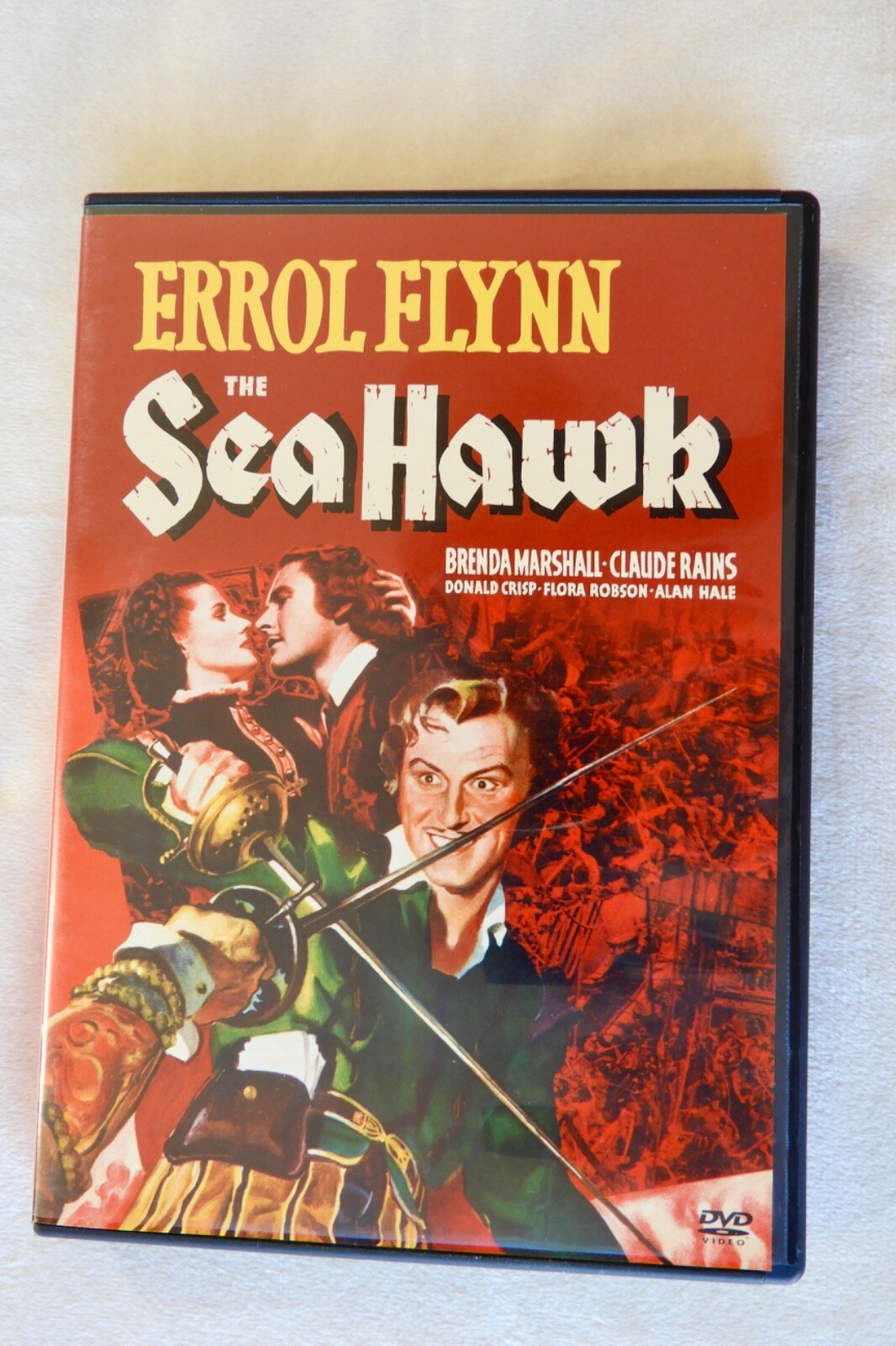 The Sea Hawk with Errol Flynn, Claude Rains Donald Crisp Swashbuckling Adventure
