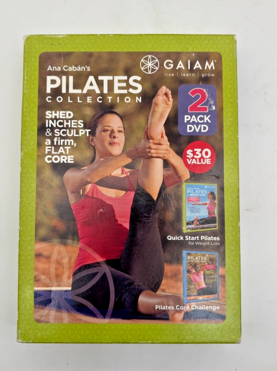 Ana Caban’s Pilates Collection – 2 DVD Set • Quick Start Pilates + Pilates Core