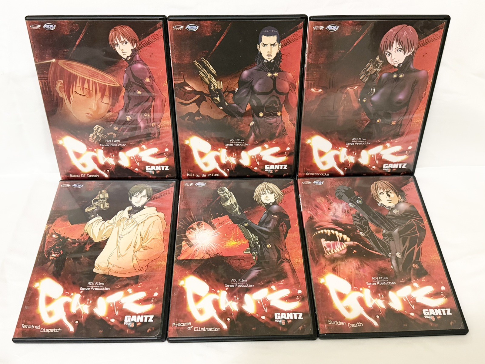 Gantz Season 1 – 6 Disc Box DVD 2004 Complete Episodes 1-13 Anime