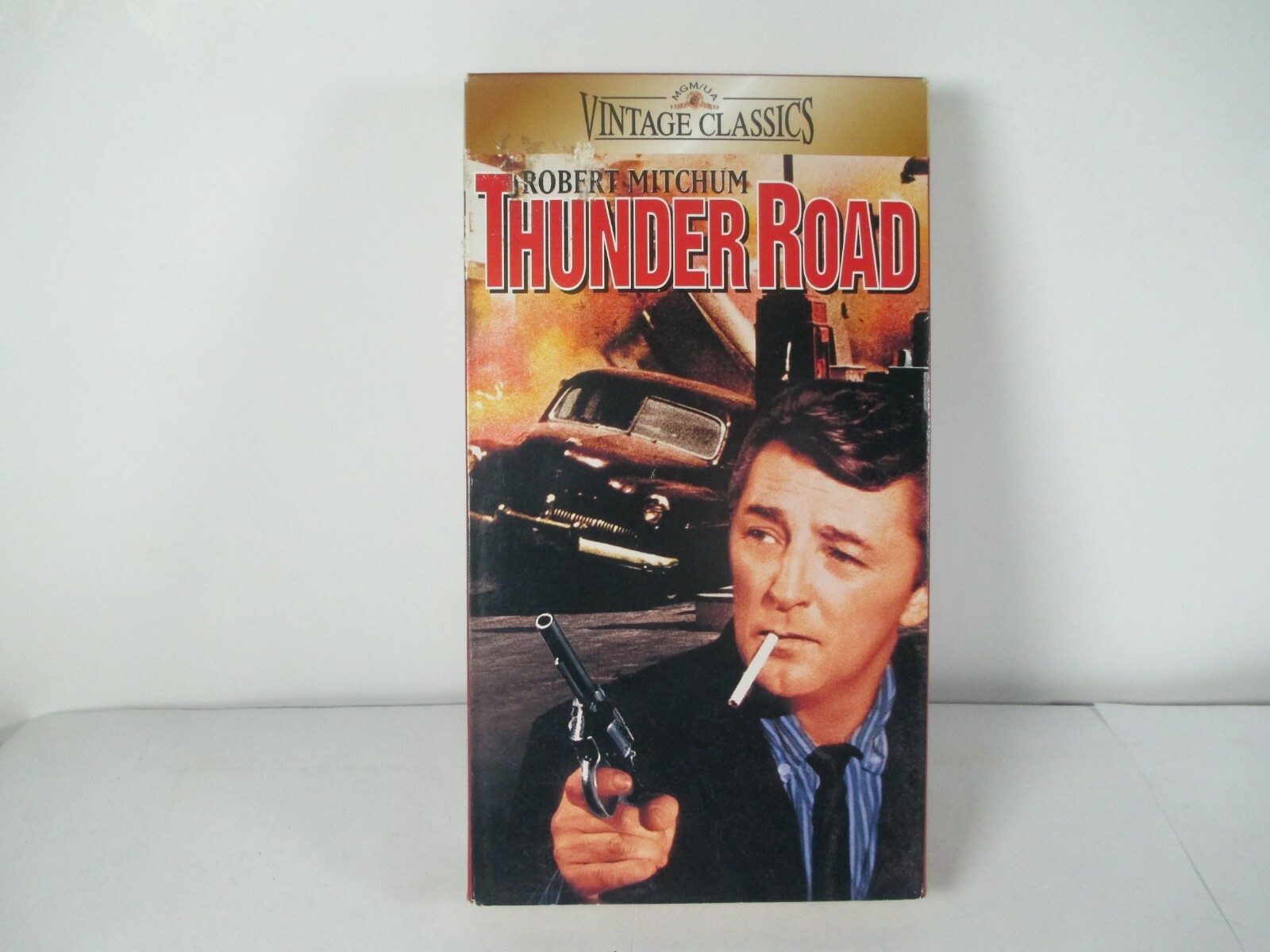 Thunder Road VHS VCR TAPE MOVIE Robert Mitchum, Gene Barry Arthur Ripley Vintage