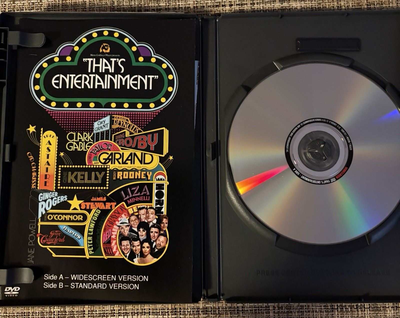 That’s Entertainment DVD Widescreen Subtitles Fred Astaire Gene Kelly G