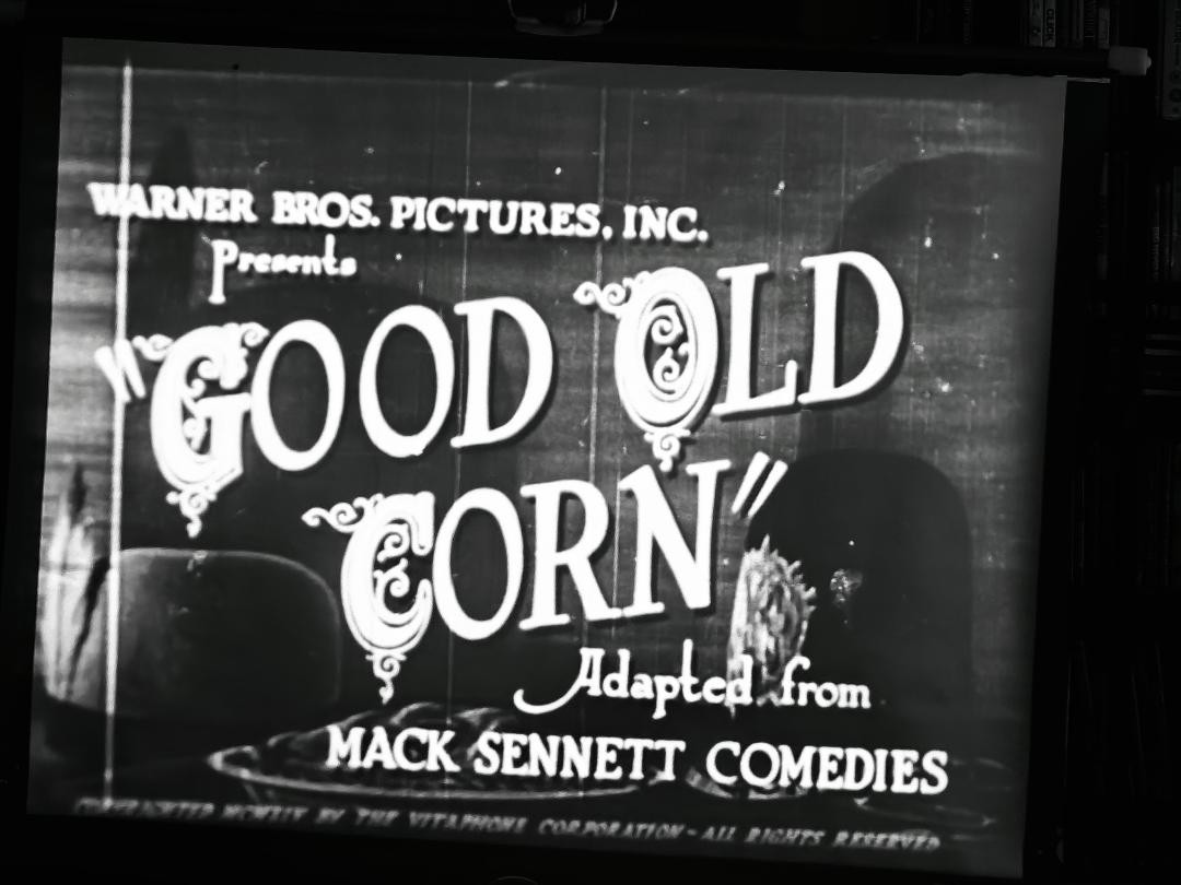 Good Old Corn Mack Sennett Comedies 1943 sound 16mm print